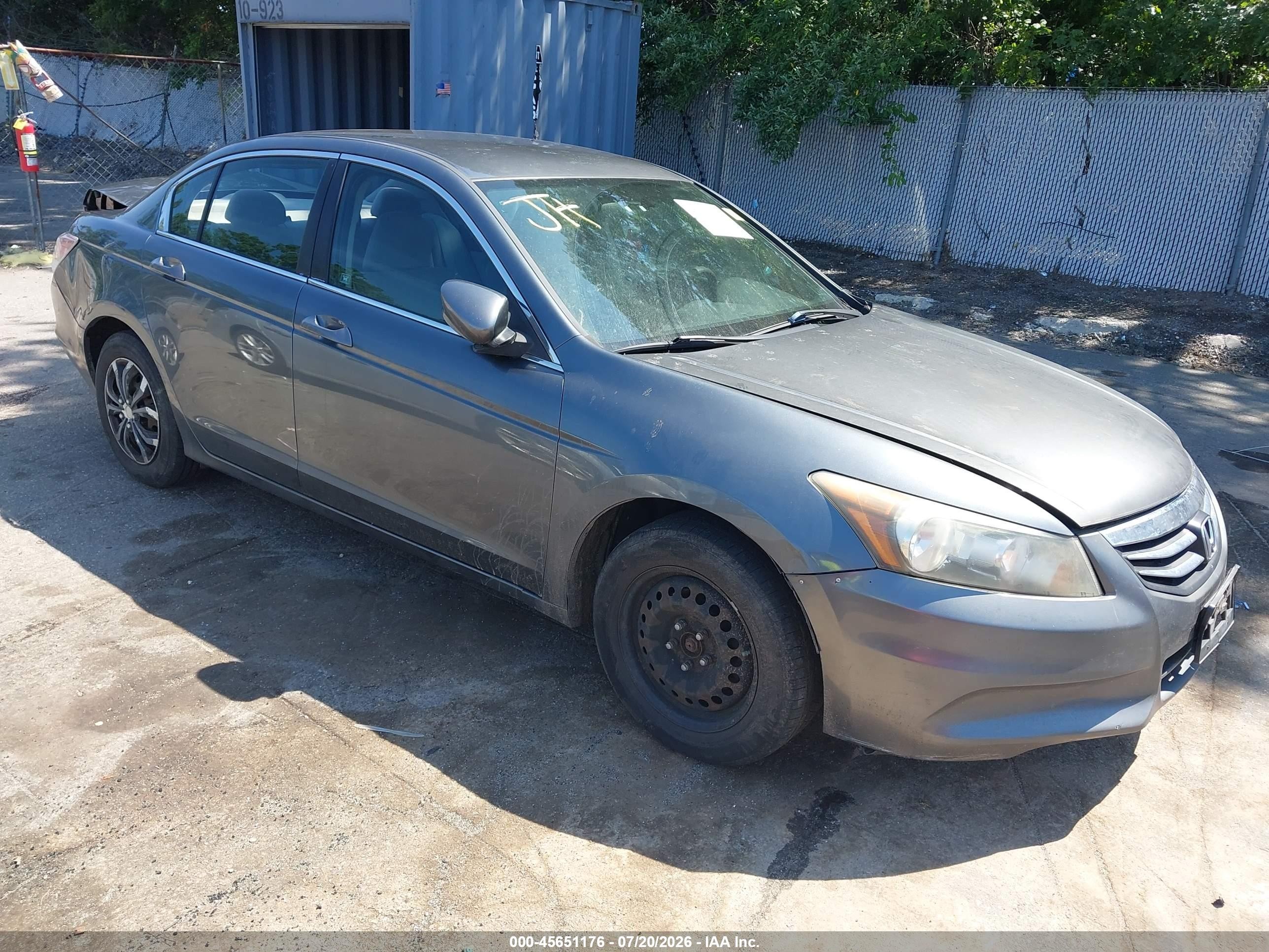 2012 Honda Accord 2.4 Lx-p Gray vin: 1HGCP2F4XCA074637