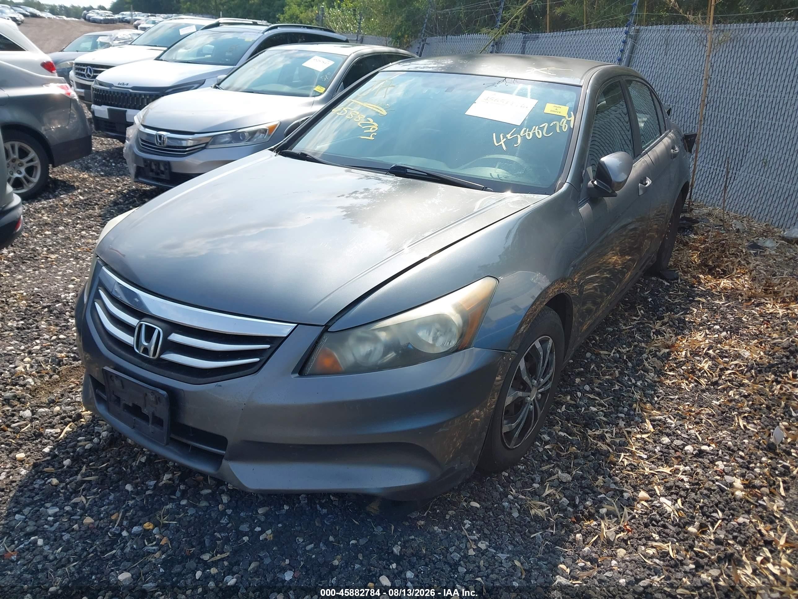2012 Honda Accord 2.4 Lx-p Серый vin: 1HGCP2F4XCA074637