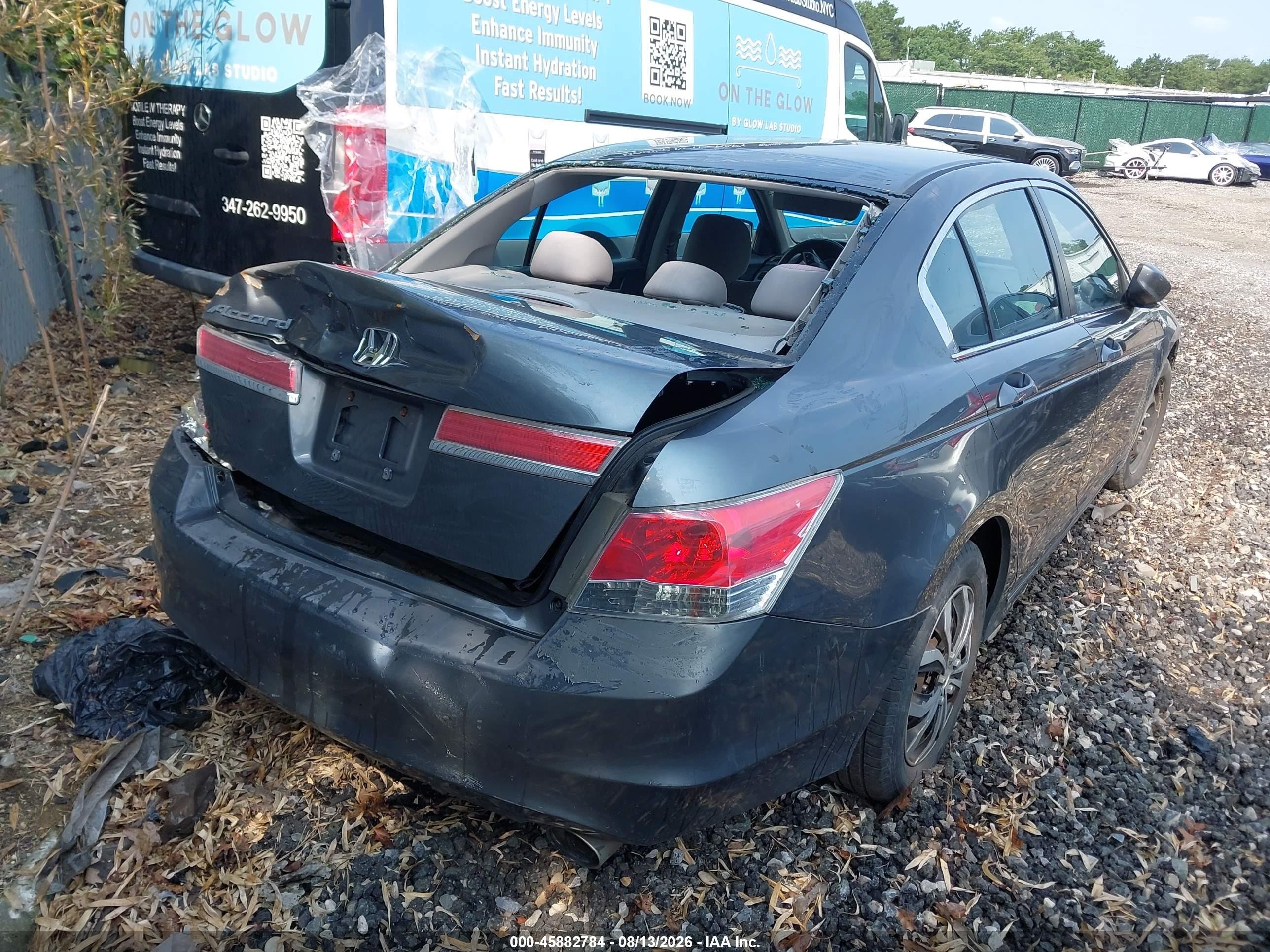 2012 Honda Accord 2.4 Lx-p Серый vin: 1HGCP2F4XCA074637