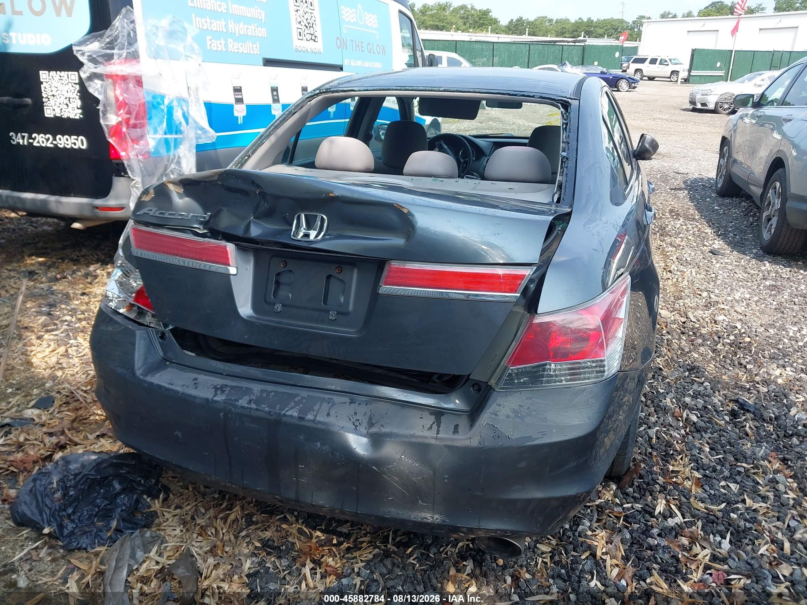 2012 Honda Accord 2.4 Lx-p Серый vin: 1HGCP2F4XCA074637