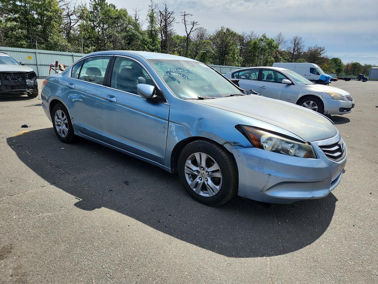 2012 Honda Accord Lxp Blue vin: 1HGCP2F4XCA076307