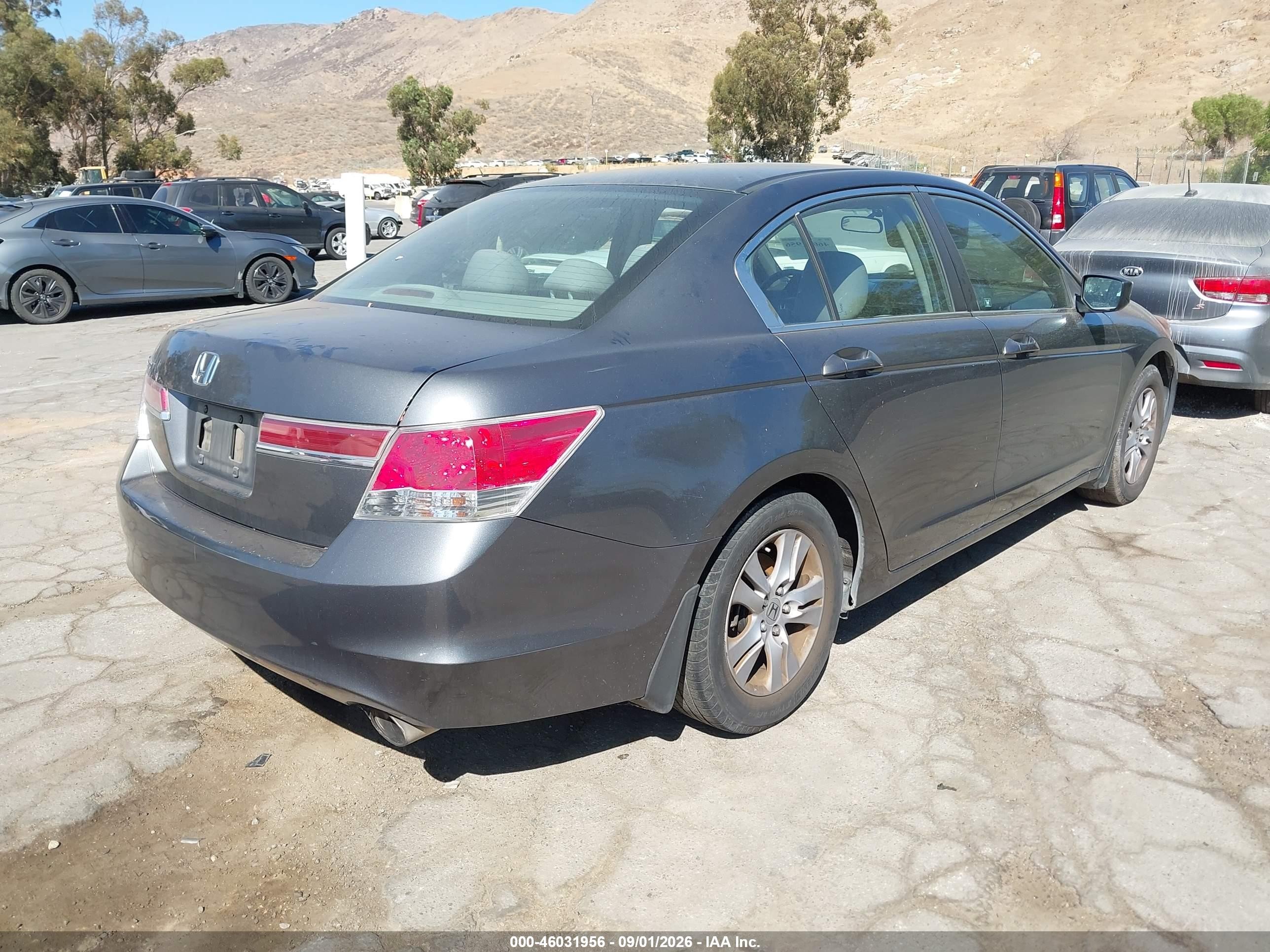 2012 Honda Accord 2.4 Lx-p Gray vin: 1HGCP2F4XCA184359