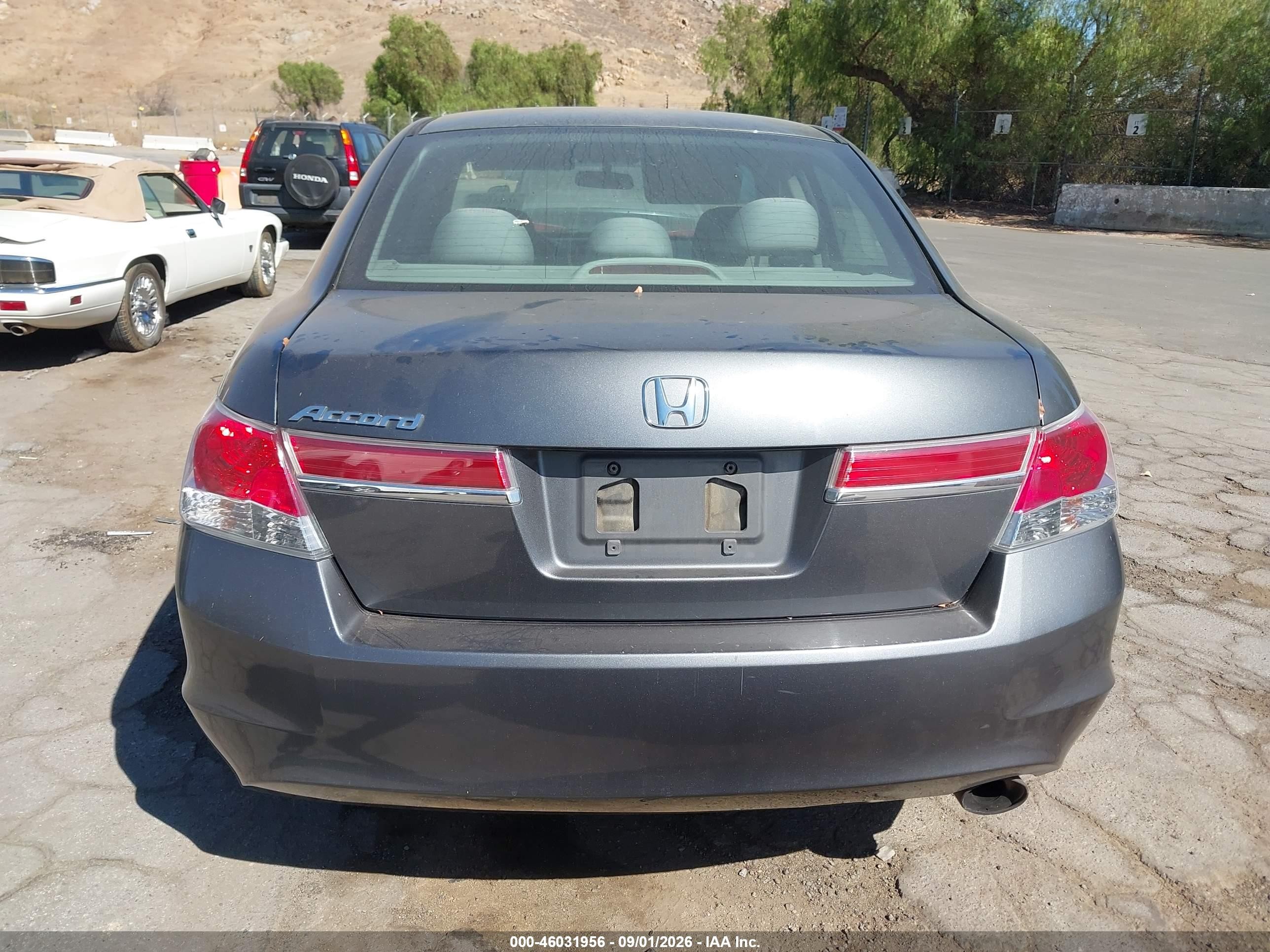 2012 Honda Accord 2.4 Lx-p Gray vin: 1HGCP2F4XCA184359