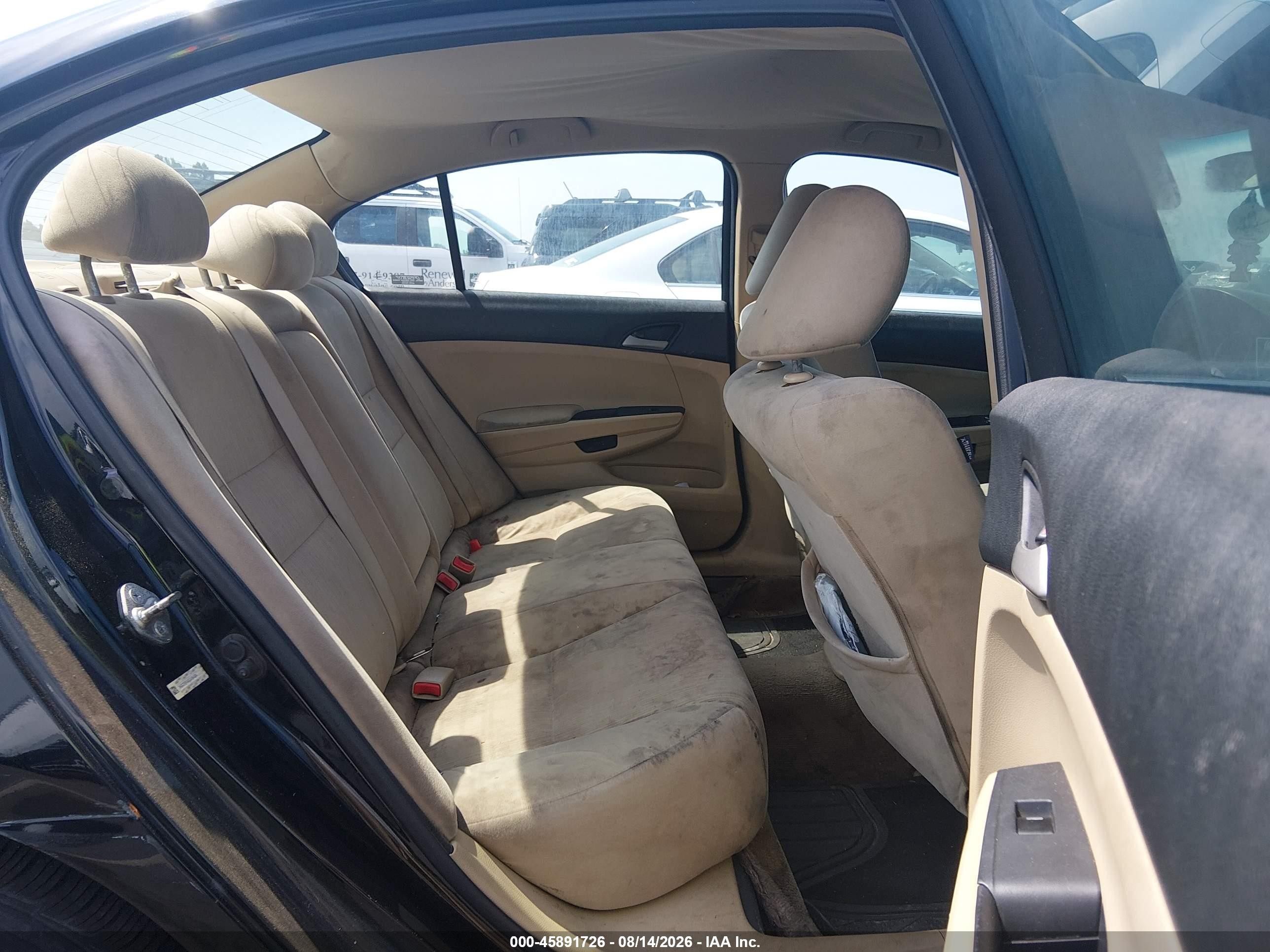 2012 Honda Accord 2.4 Lx-p Черный vin: 1HGCP2F4XCA194504