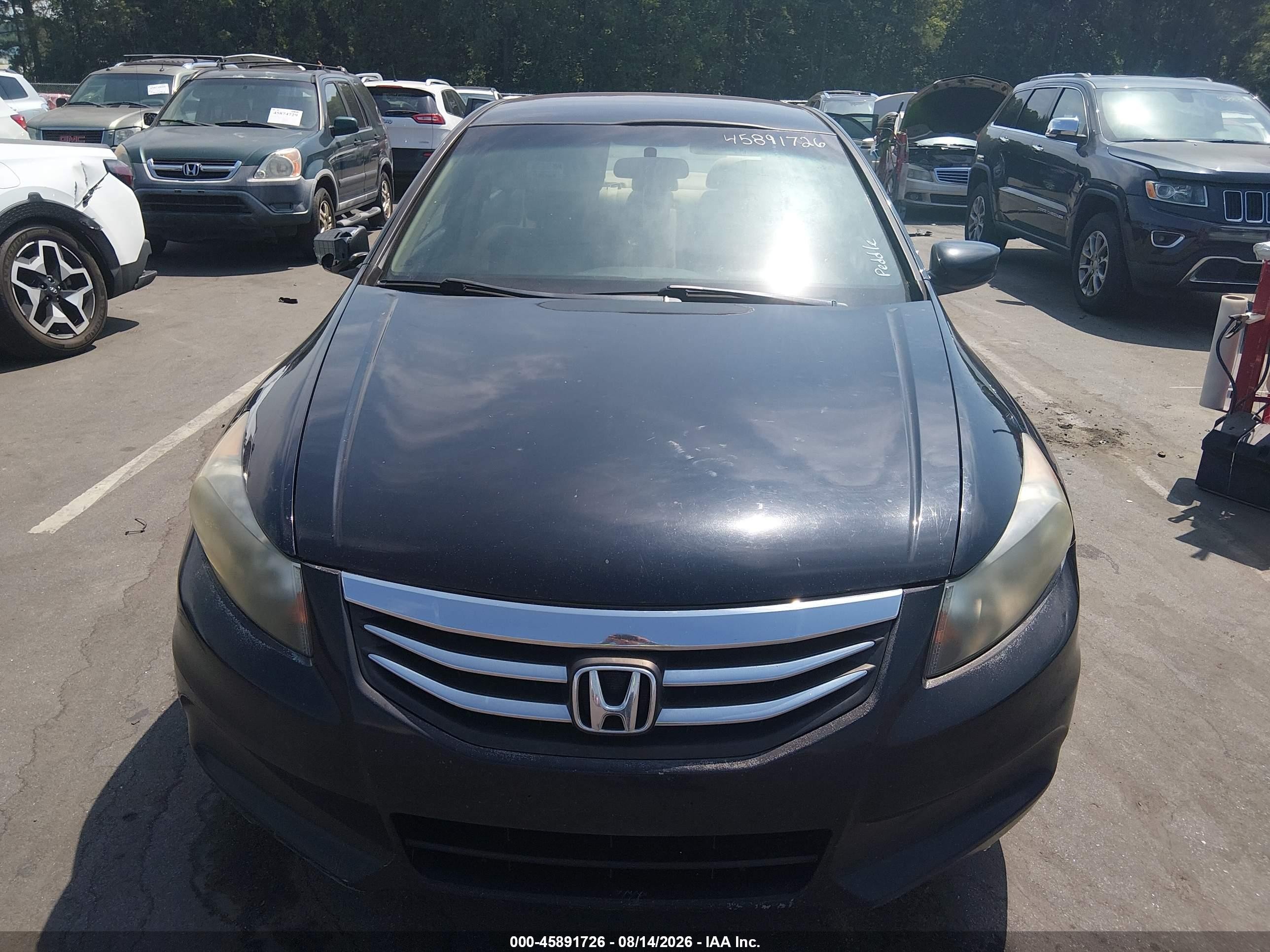 2012 Honda Accord 2.4 Lx-p Черный vin: 1HGCP2F4XCA194504