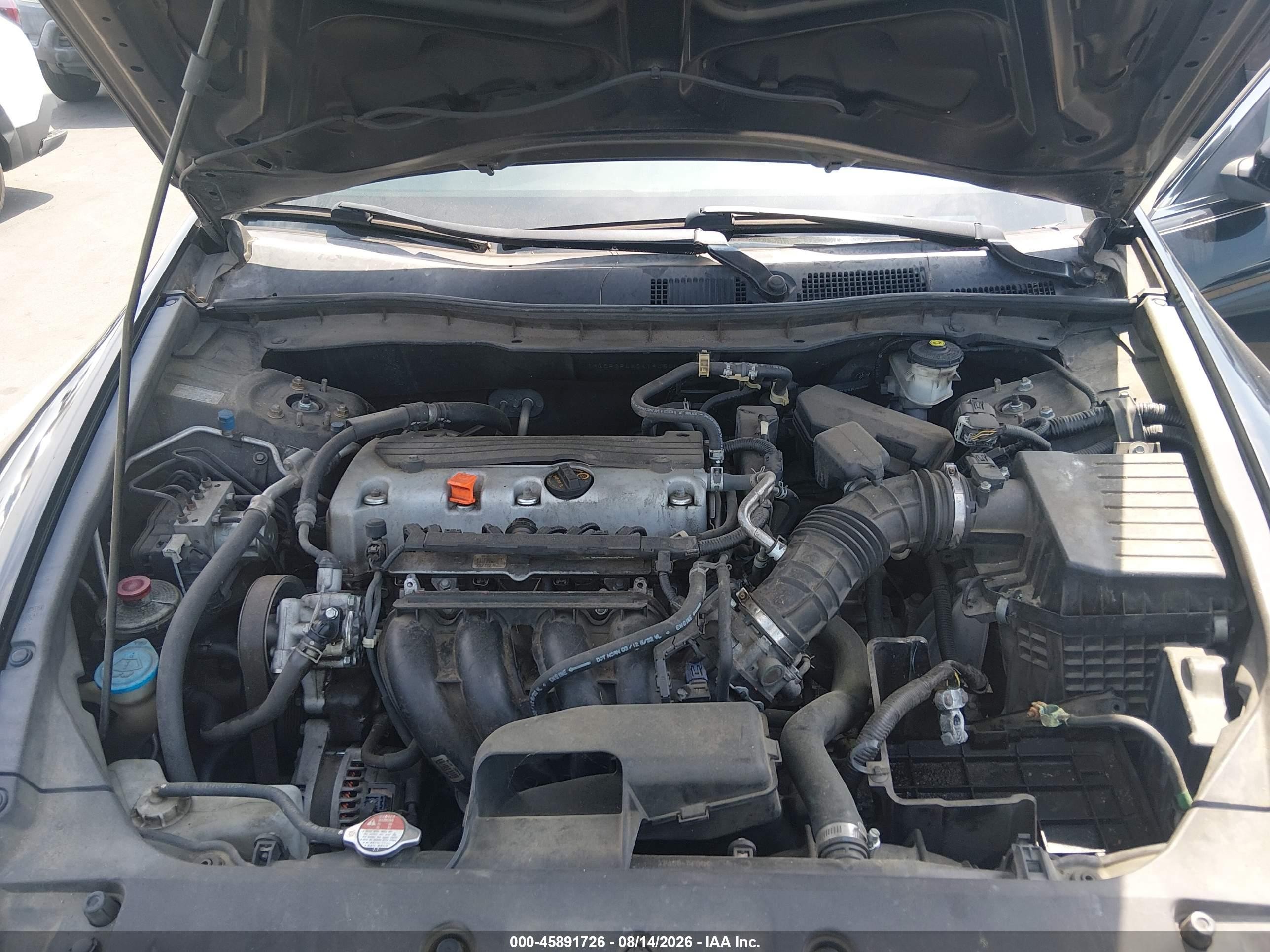 2012 Honda Accord 2.4 Lx-p Черный vin: 1HGCP2F4XCA194504