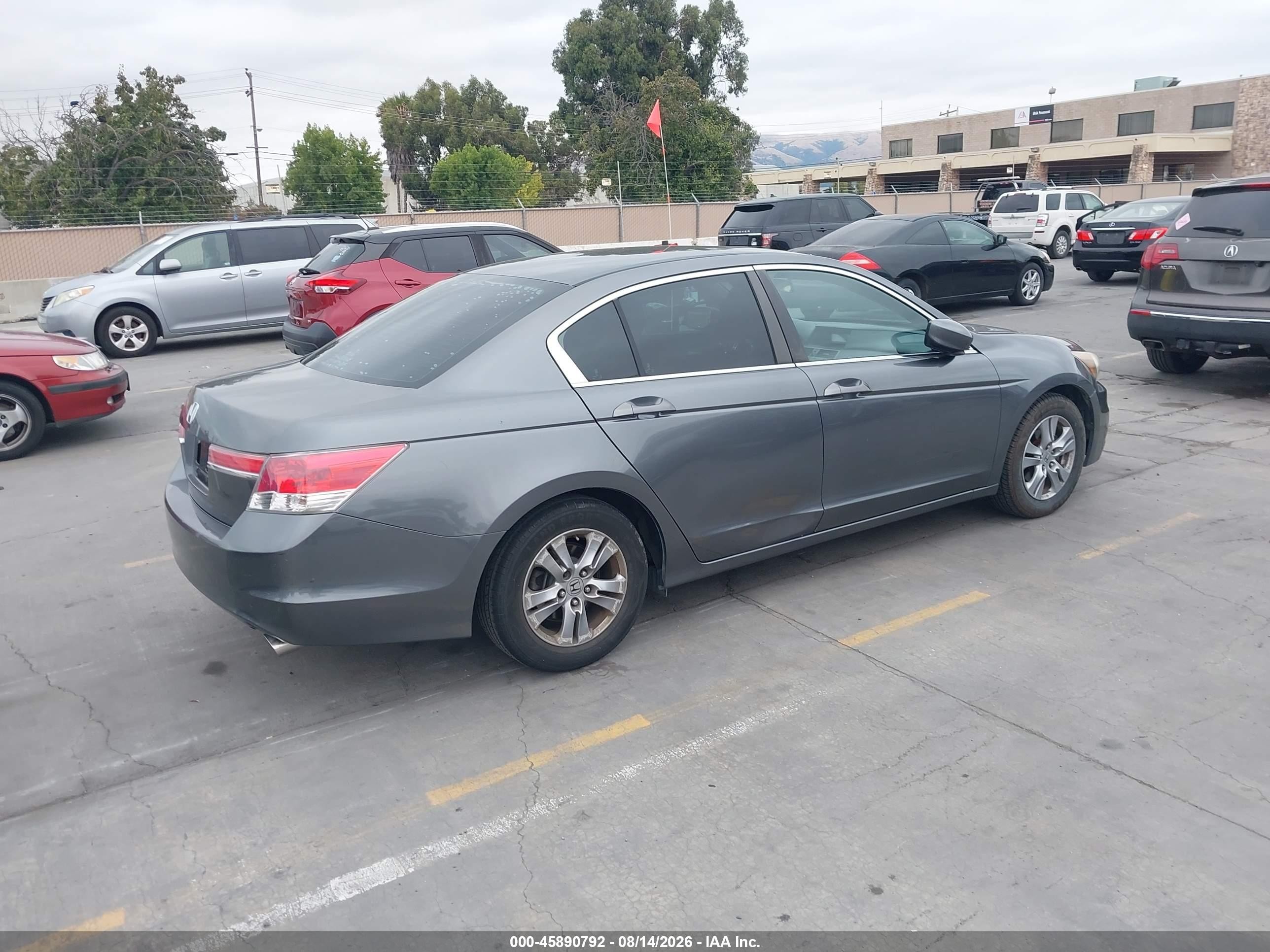 2012 Honda Accord 2.4 Lx-p Серый vin: 1HGCP2F4XCA199041
