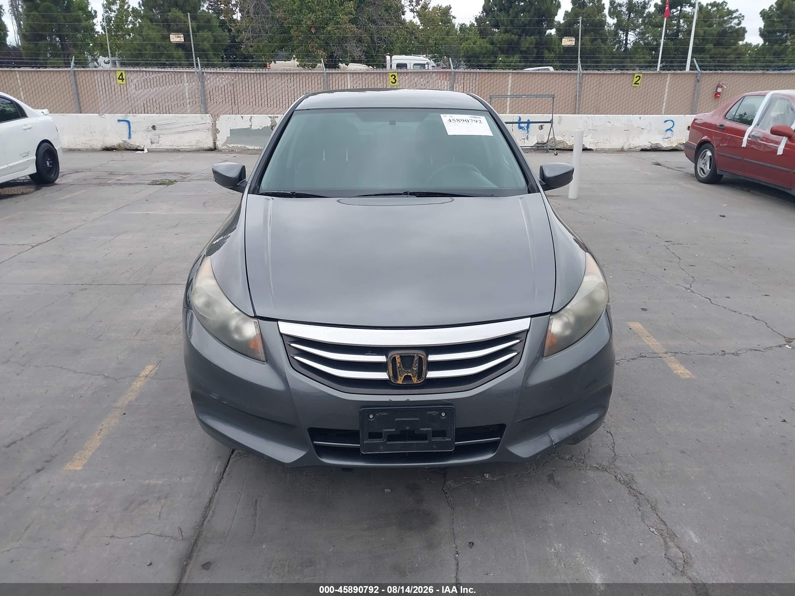 2012 Honda Accord 2.4 Lx-p Серый vin: 1HGCP2F4XCA199041