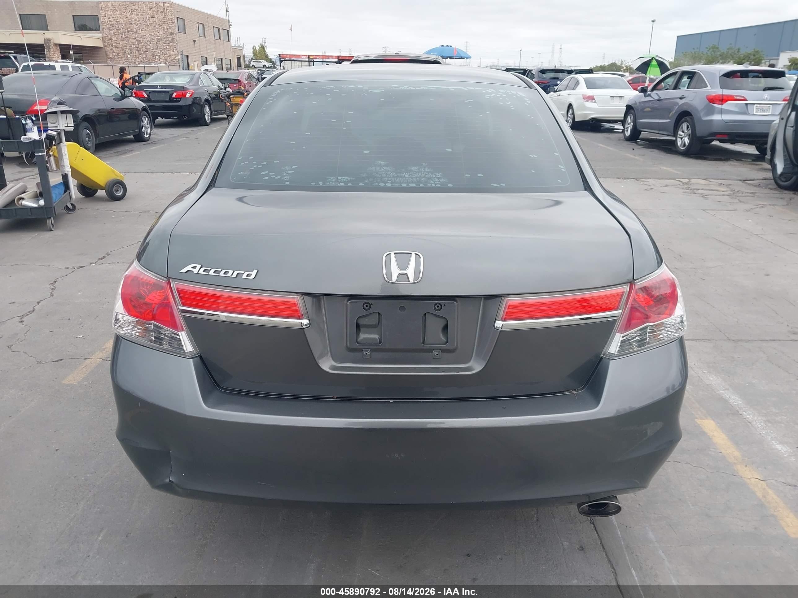 2012 Honda Accord 2.4 Lx-p Серый vin: 1HGCP2F4XCA199041