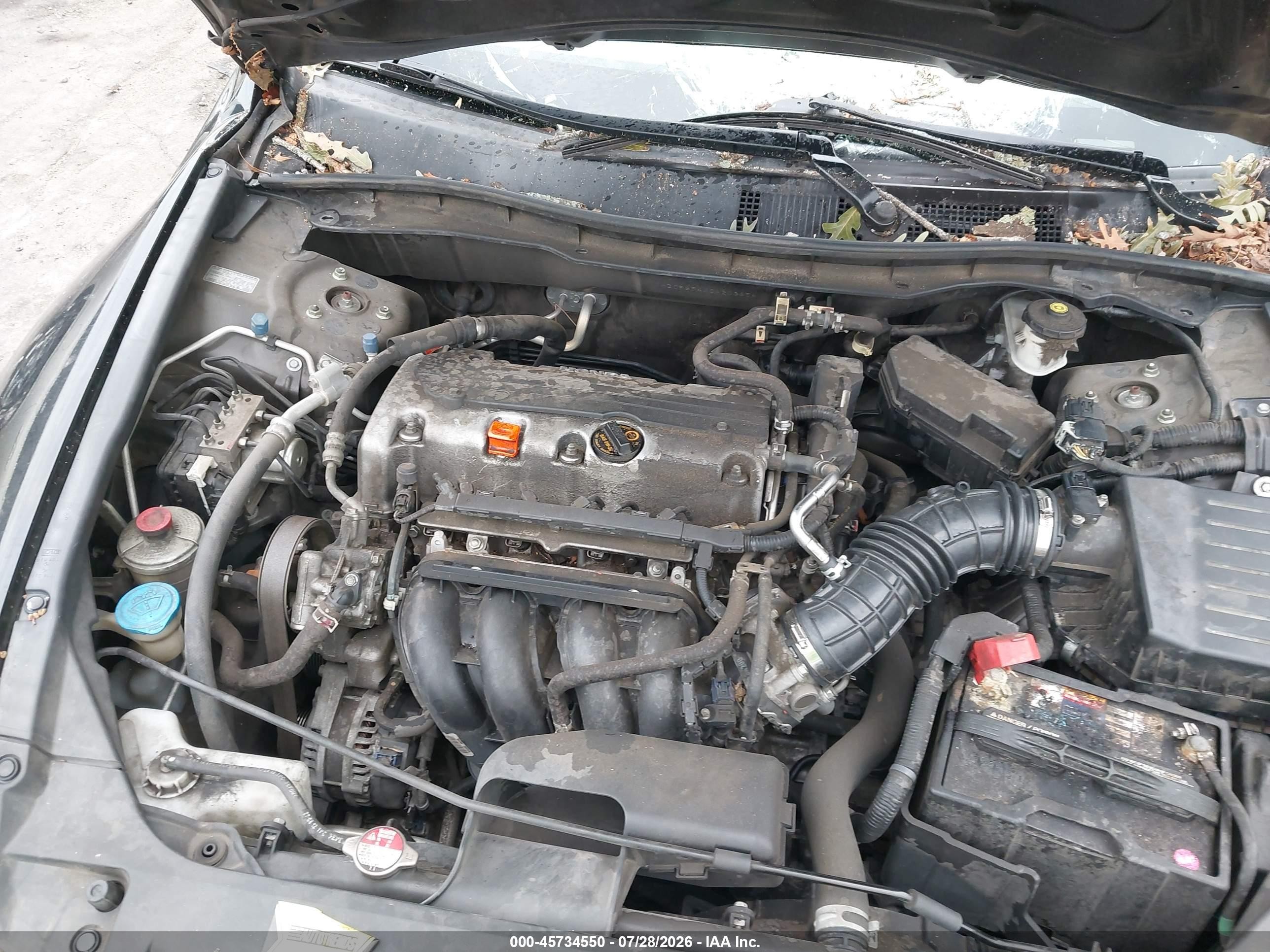 2012 Honda Accord 2.4 Lx-p Black vin: 1HGCP2F4XCA203654
