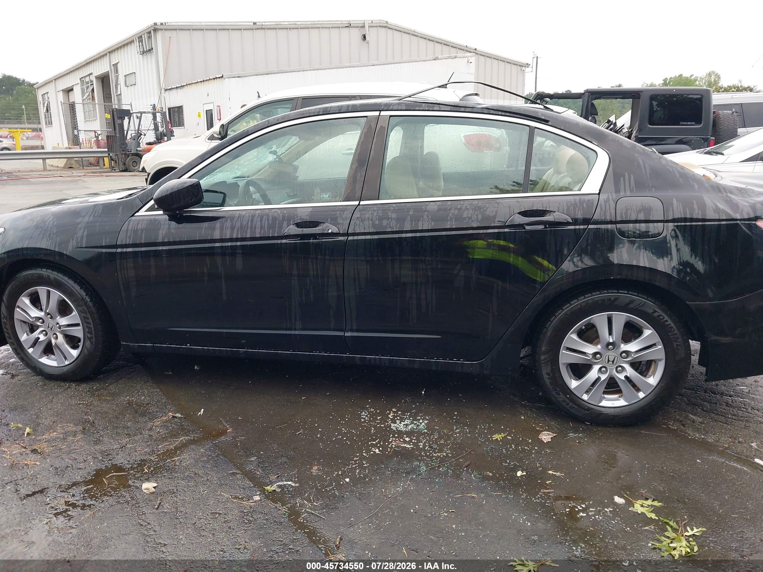 2012 Honda Accord 2.4 Lx-p Black vin: 1HGCP2F4XCA203654