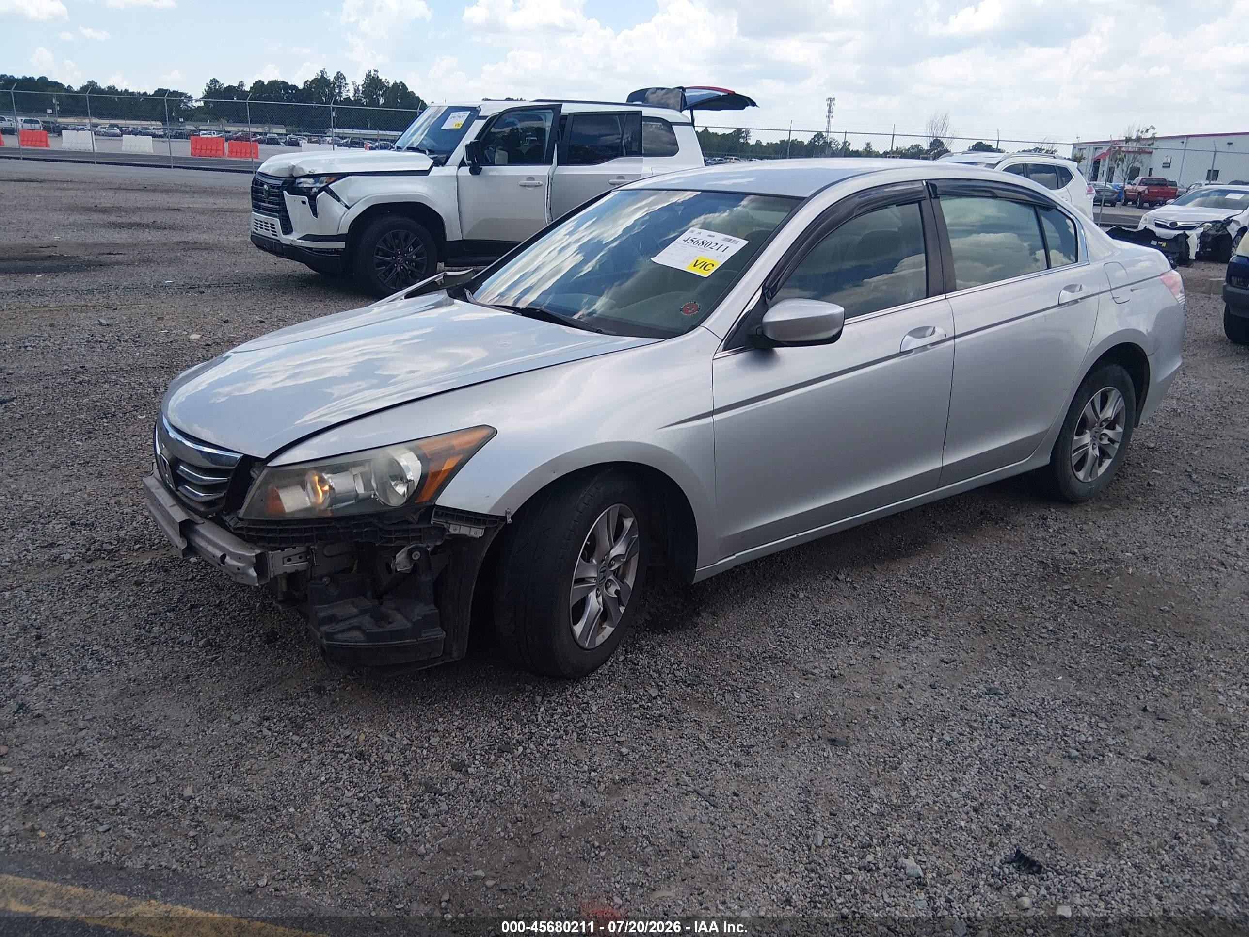 2012 Honda Accord 2.4 Lx-p Серый vin: 1HGCP2F4XCA222818