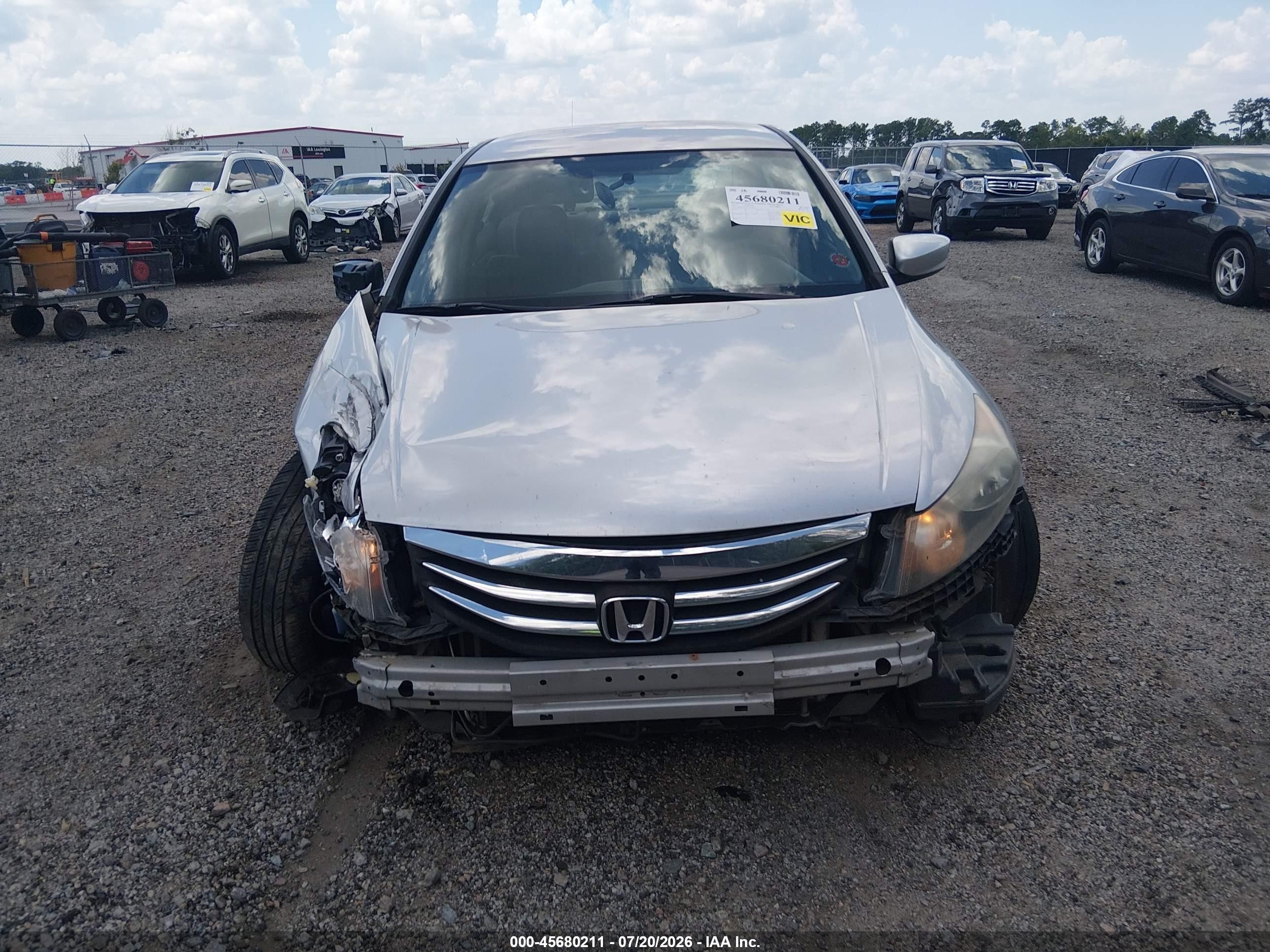 2012 Honda Accord 2.4 Lx-p Серый vin: 1HGCP2F4XCA222818