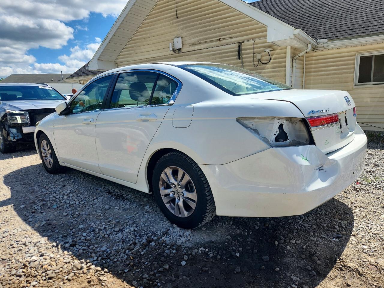 2012 Honda Accord Lxp White vin: 1HGCP2F4XCA235567