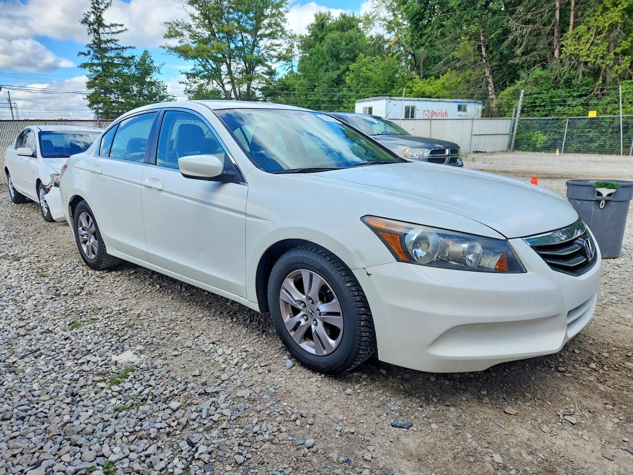 2012 Honda Accord Lxp White vin: 1HGCP2F4XCA235567