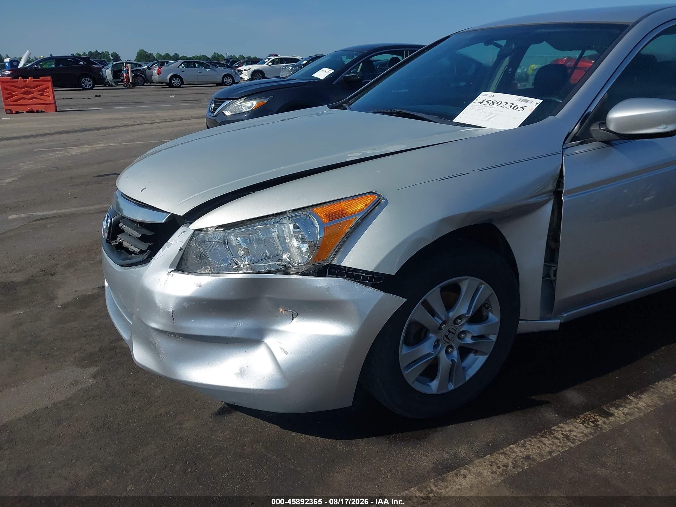 2011 Honda Accord 2.4 Se Silver vin: 1HGCP2F60BA000921