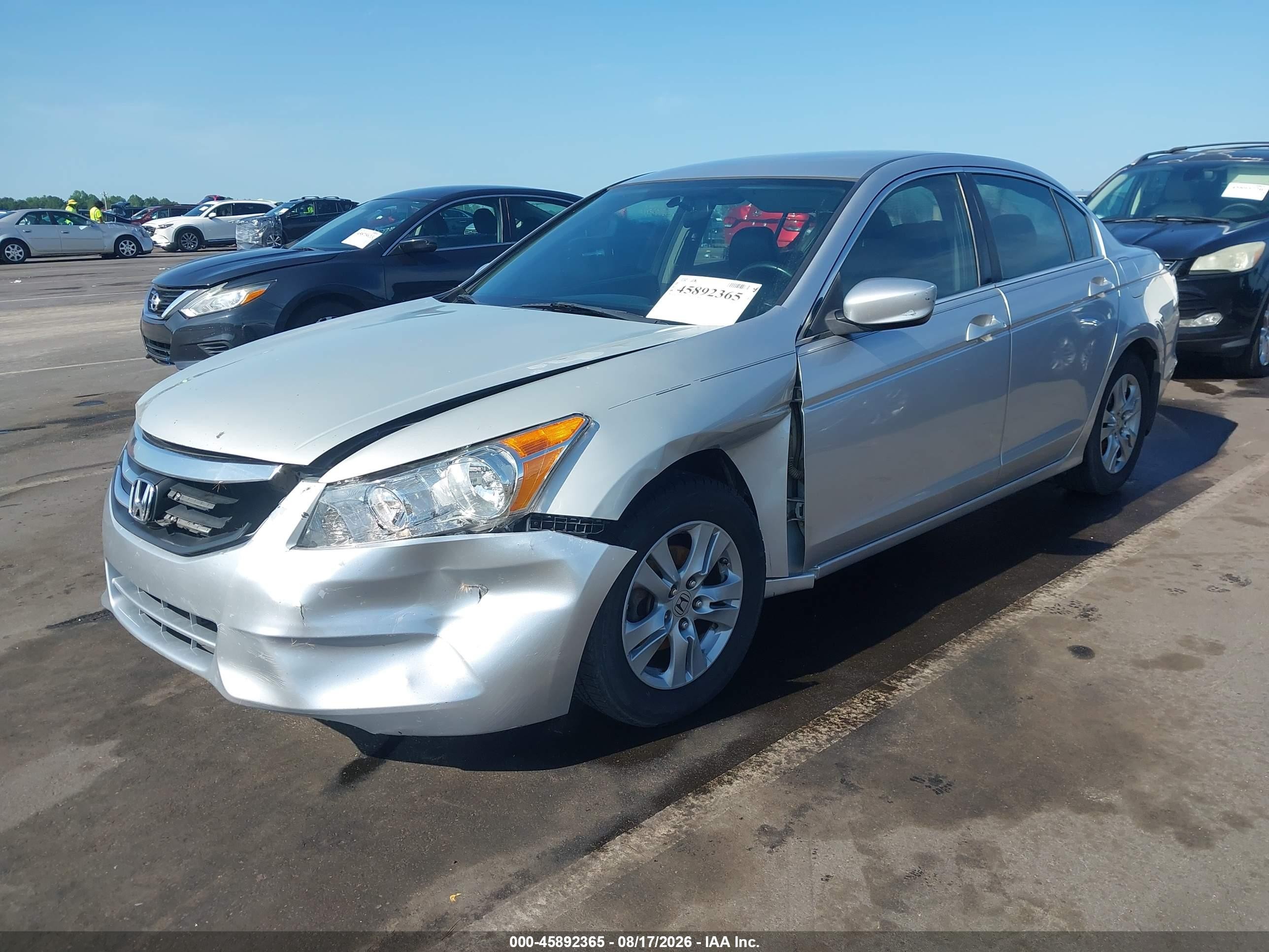 2011 Honda Accord 2.4 Se Silver vin: 1HGCP2F60BA000921
