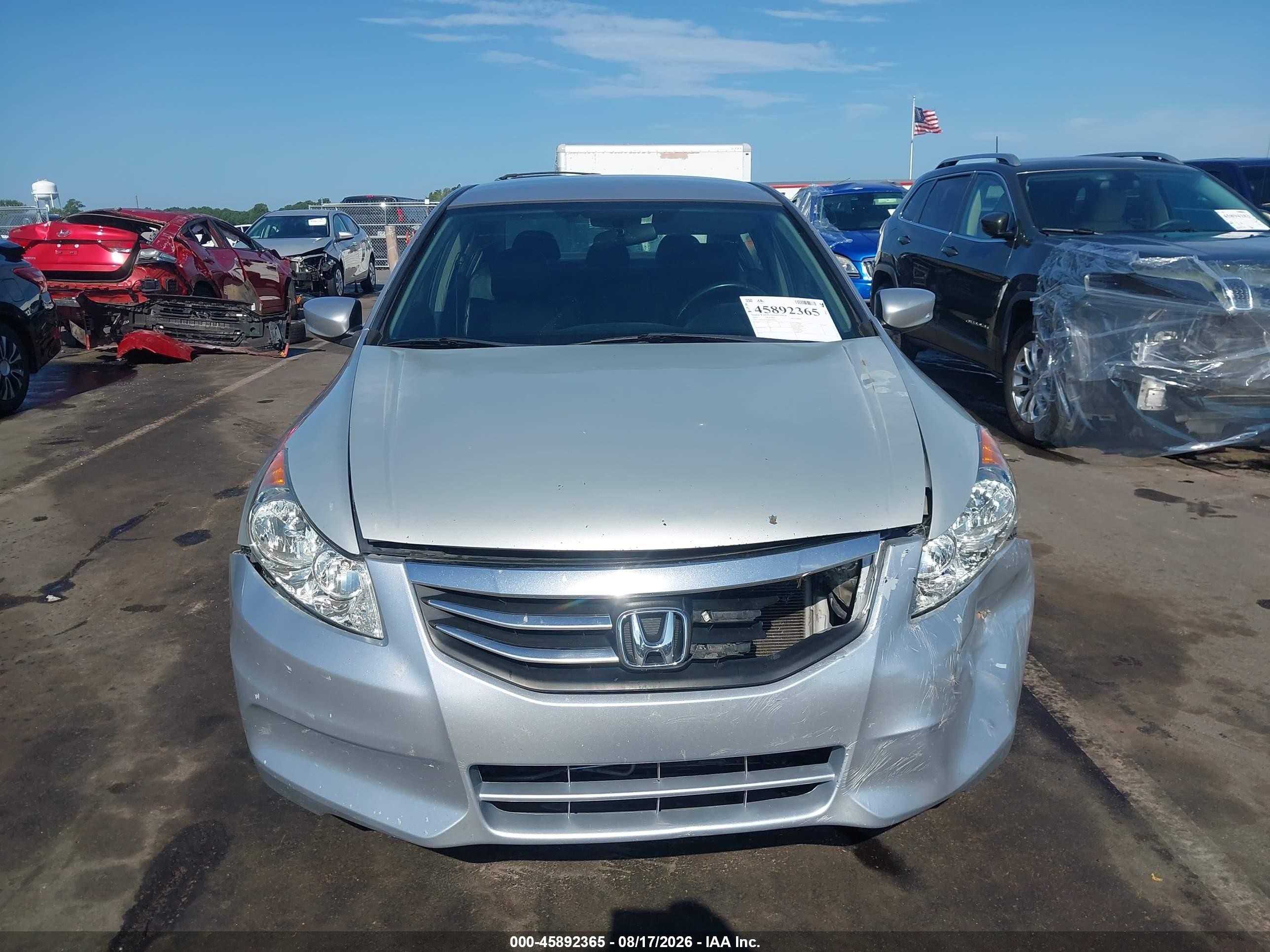 2011 Honda Accord 2.4 Se Silver vin: 1HGCP2F60BA000921