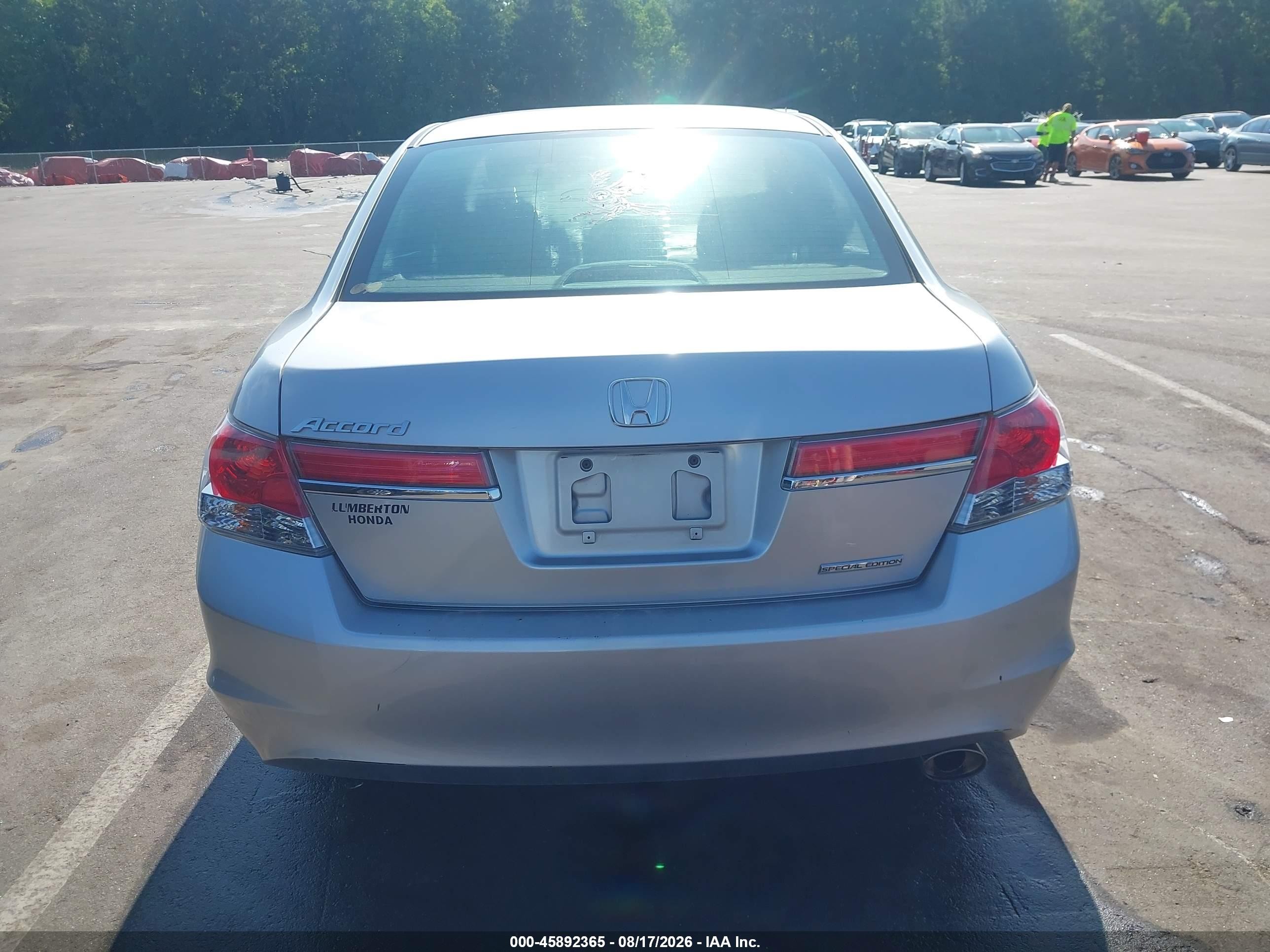 2011 Honda Accord 2.4 Se Silver vin: 1HGCP2F60BA000921