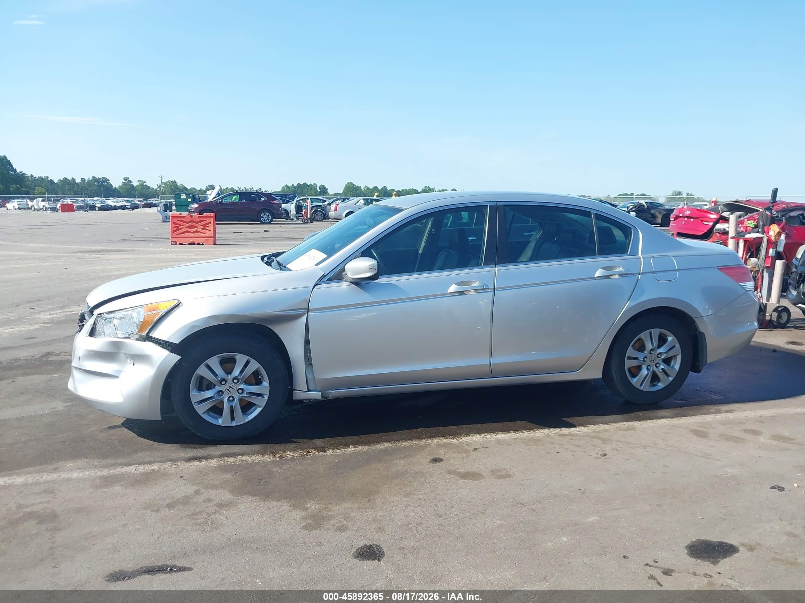 2011 Honda Accord 2.4 Se Silver vin: 1HGCP2F60BA000921