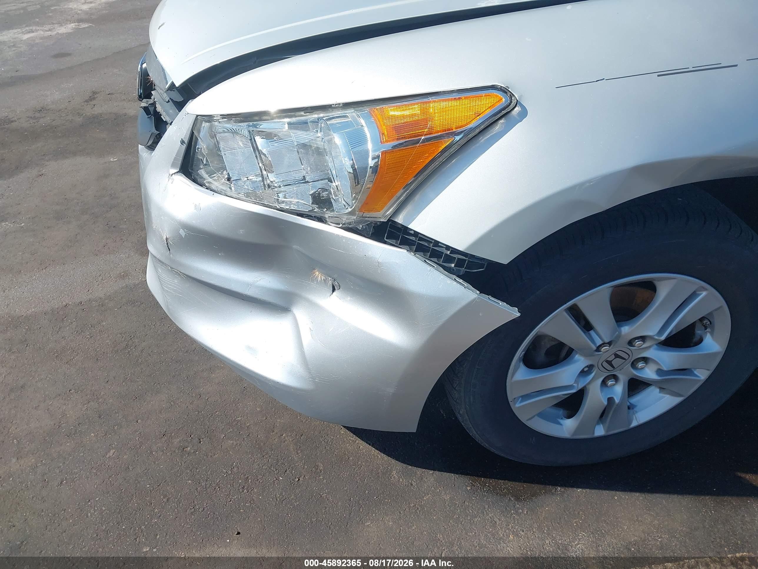 2011 Honda Accord 2.4 Se Silver vin: 1HGCP2F60BA000921