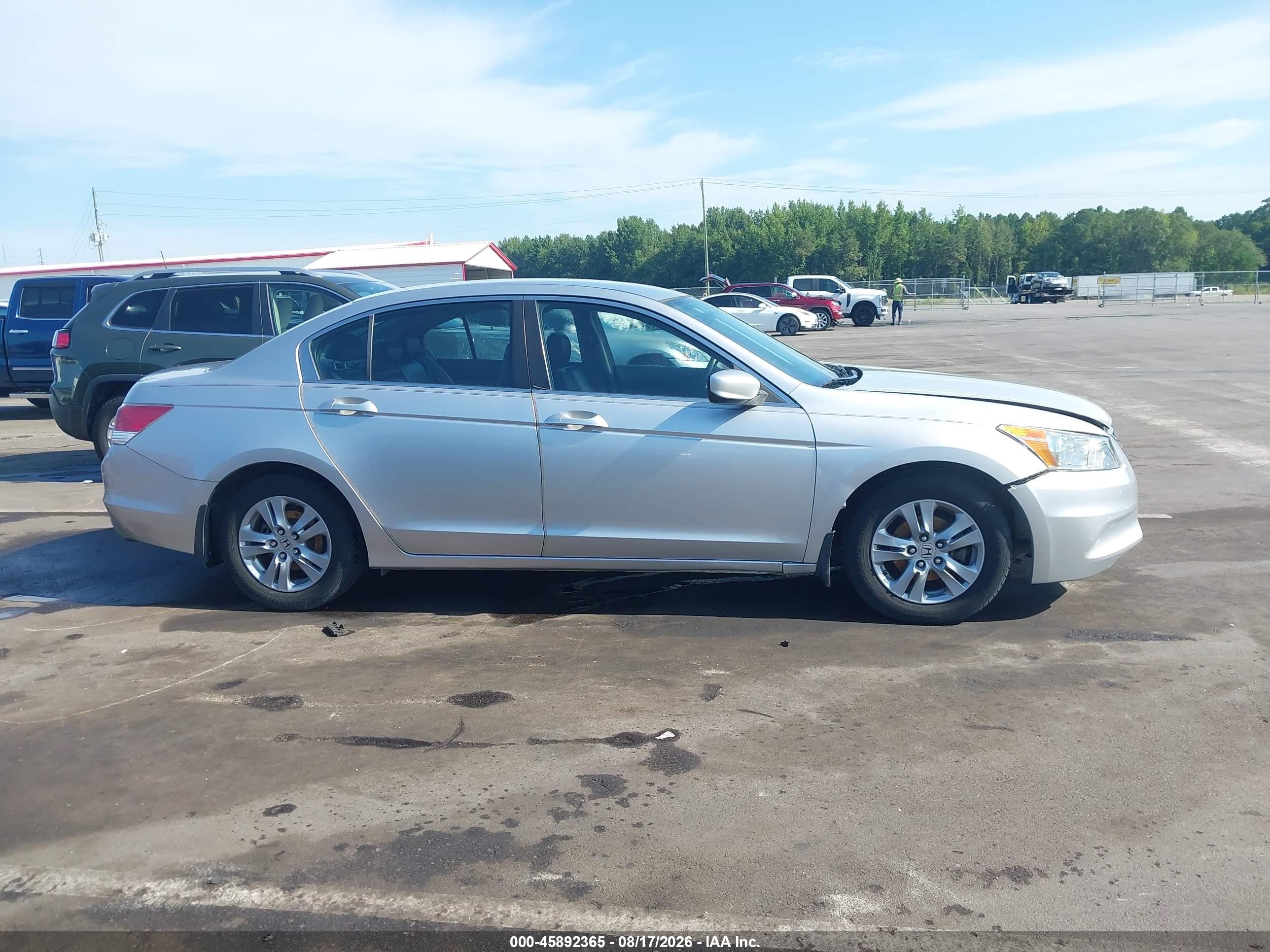 2011 Honda Accord 2.4 Se Silver vin: 1HGCP2F60BA000921