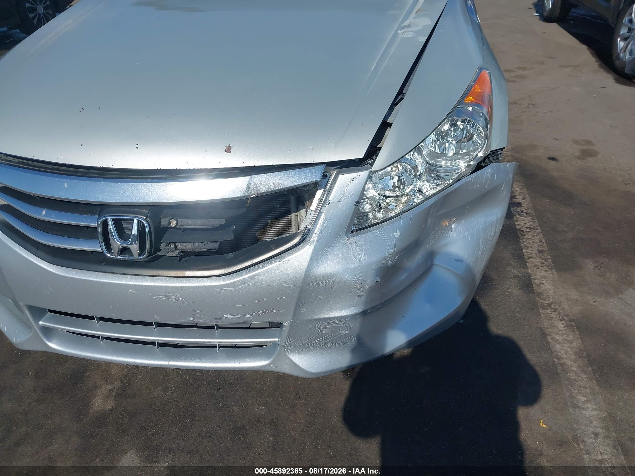 2011 Honda Accord 2.4 Se Silver vin: 1HGCP2F60BA000921
