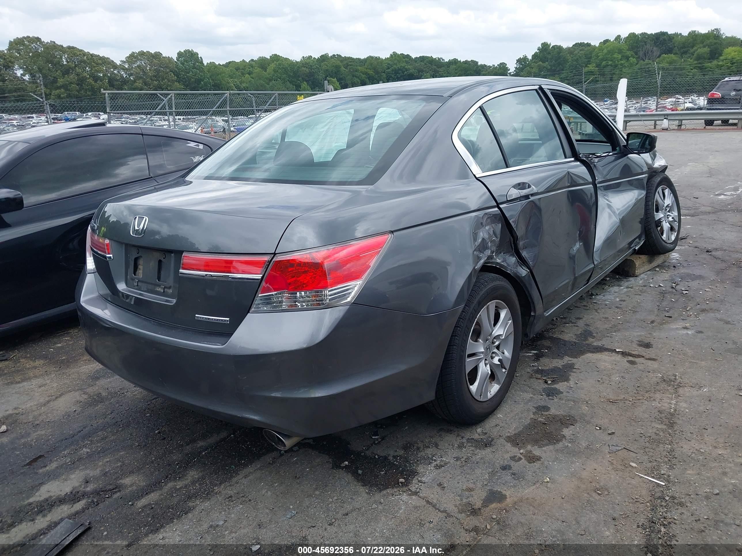 2011 Honda Accord 2.4 Se Silver vin: 1HGCP2F60BA010168