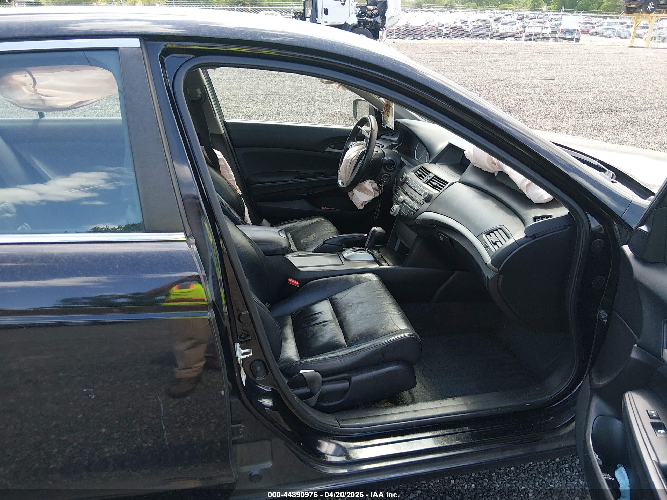 2011 Honda Accord 2.4 Se Black vin: 1HGCP2F60BA031098