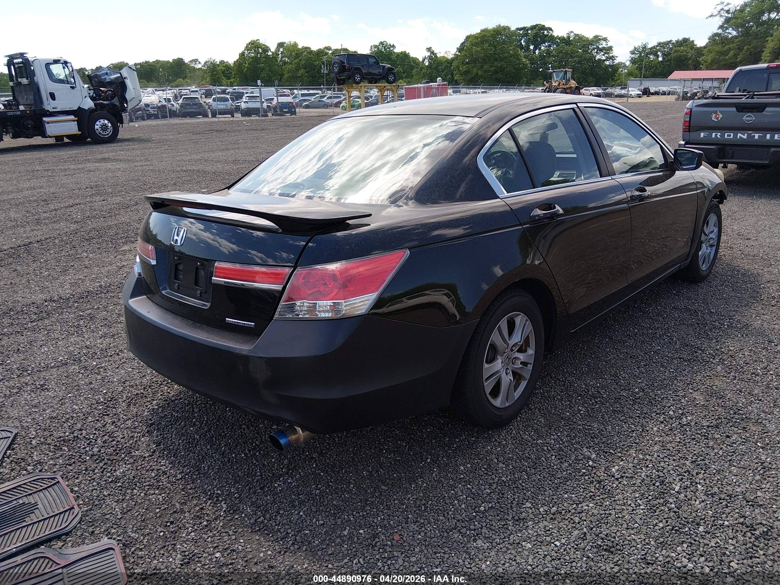 2011 Honda Accord 2.4 Se Black vin: 1HGCP2F60BA031098