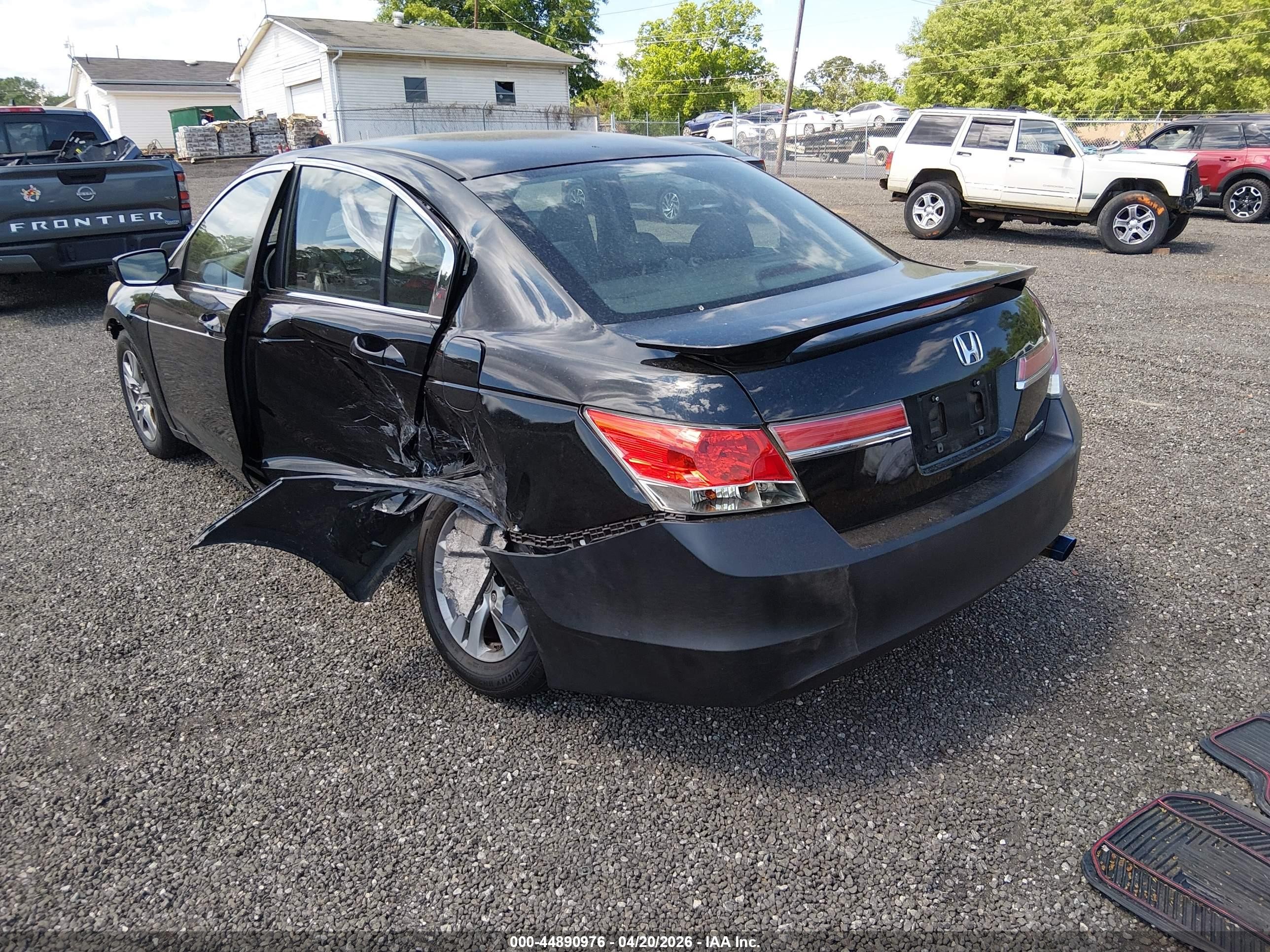 2011 Honda Accord 2.4 Se Black vin: 1HGCP2F60BA031098