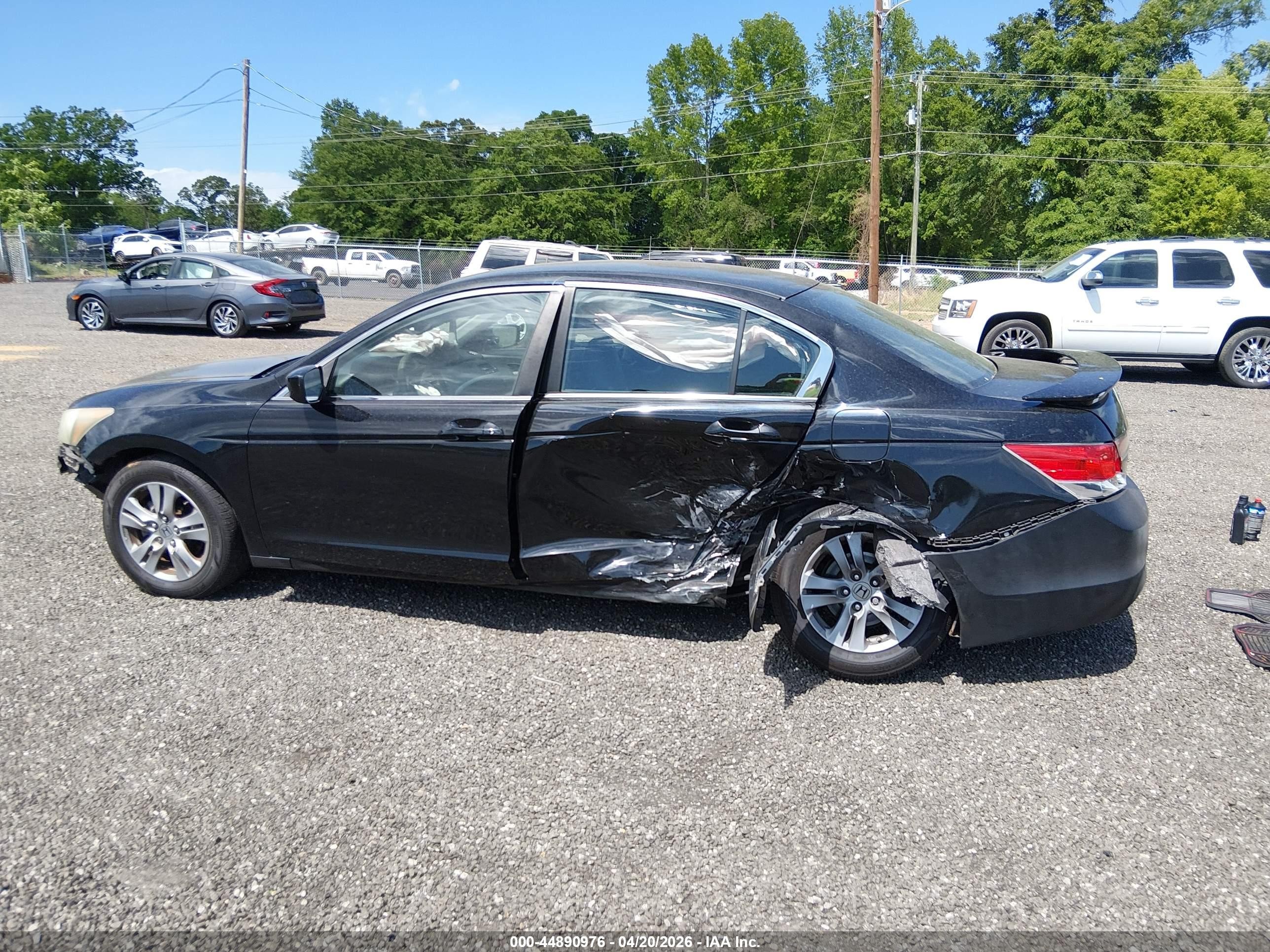 2011 Honda Accord 2.4 Se Black vin: 1HGCP2F60BA031098