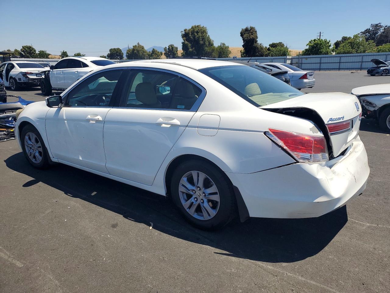 2011 Honda Accord Se White vin: 1HGCP2F60BA041081