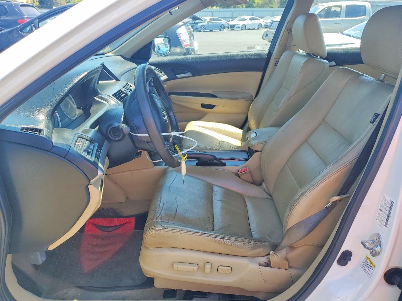 2011 Honda Accord Se White vin: 1HGCP2F60BA041081