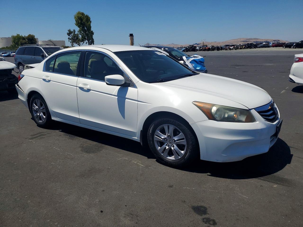 2011 Honda Accord Se White vin: 1HGCP2F60BA041081