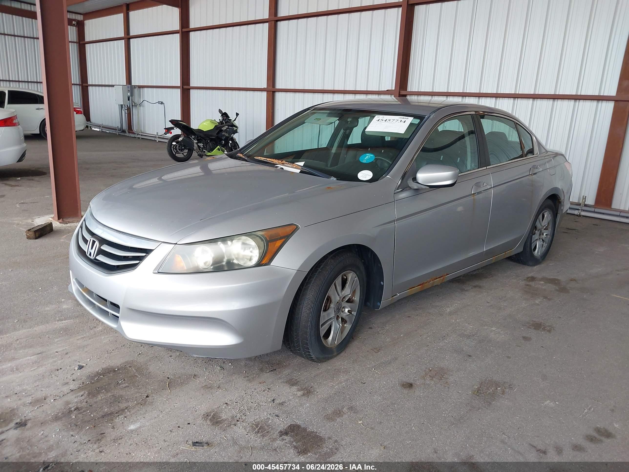 2011 Honda Accord 2.4 Se Silver vin: 1HGCP2F60BA062643