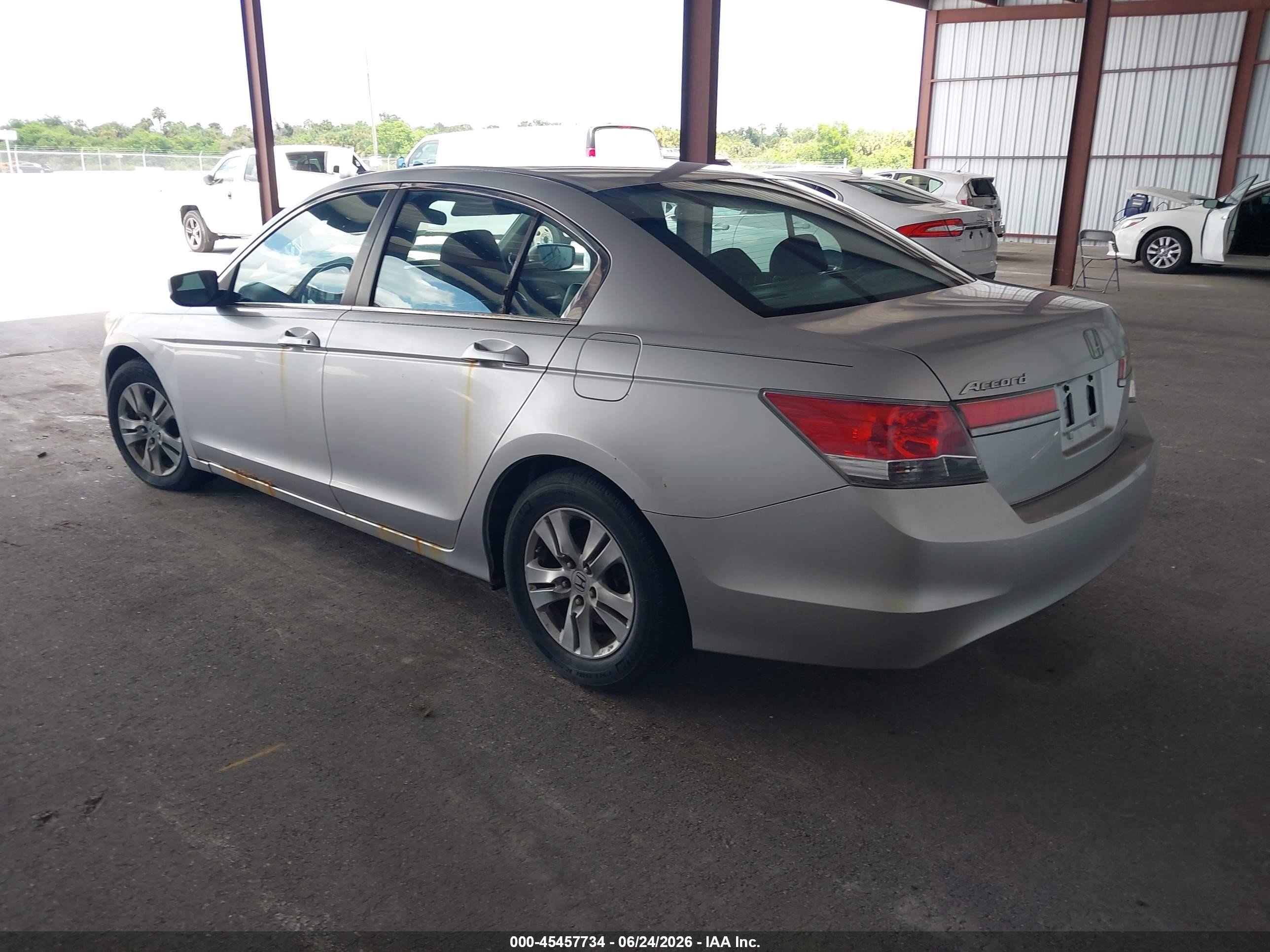 2011 Honda Accord 2.4 Se Silver vin: 1HGCP2F60BA062643
