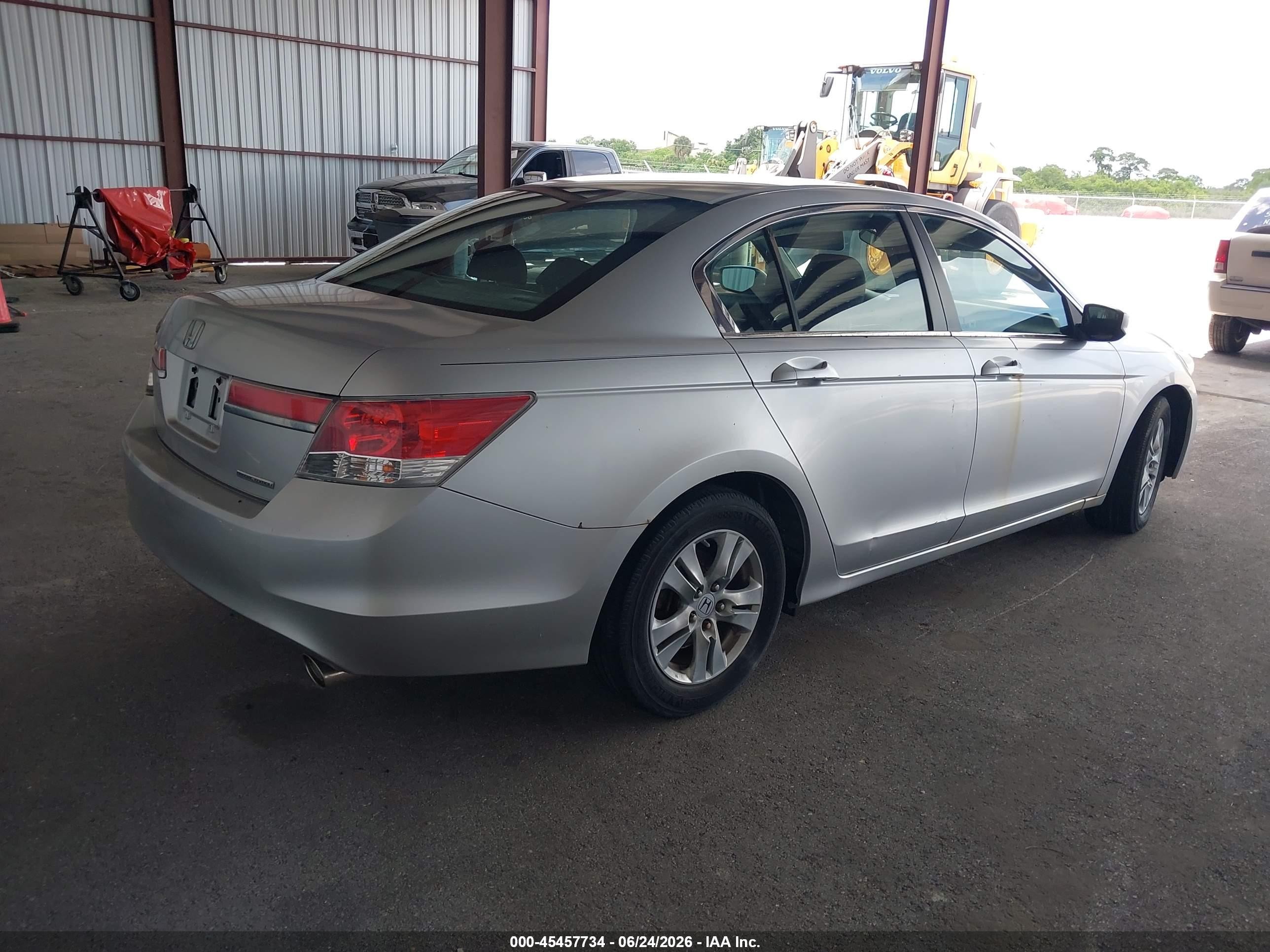 2011 Honda Accord 2.4 Se Silver vin: 1HGCP2F60BA062643