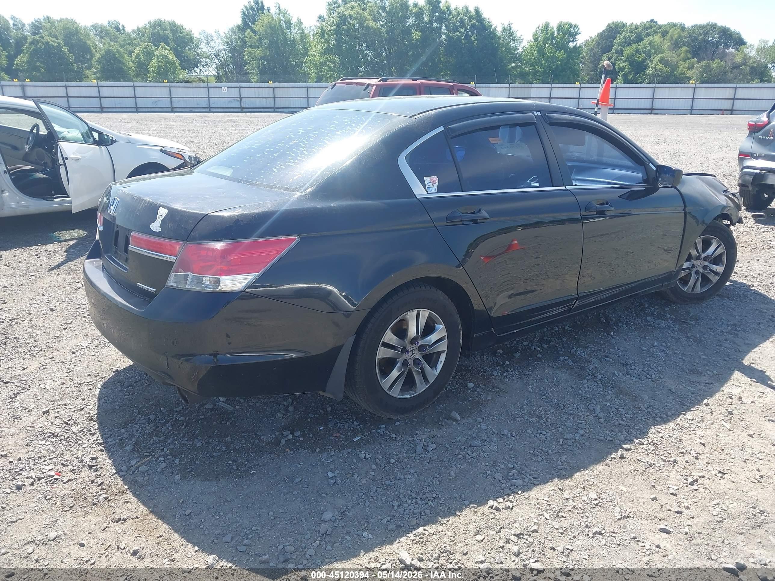 2011 Honda Accord 2.4 Se Black vin: 1HGCP2F60BA069480