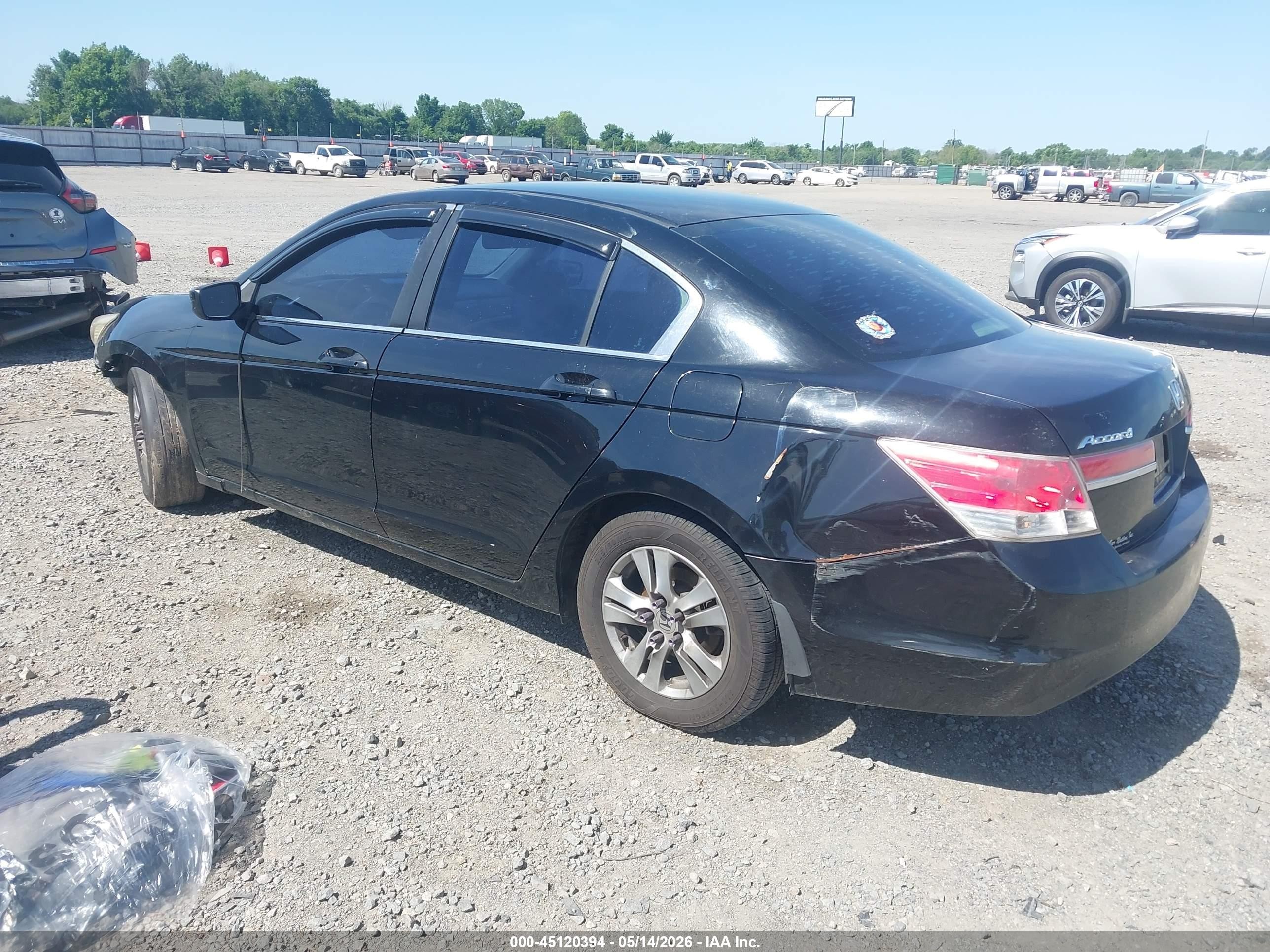 2011 Honda Accord 2.4 Se Black vin: 1HGCP2F60BA069480