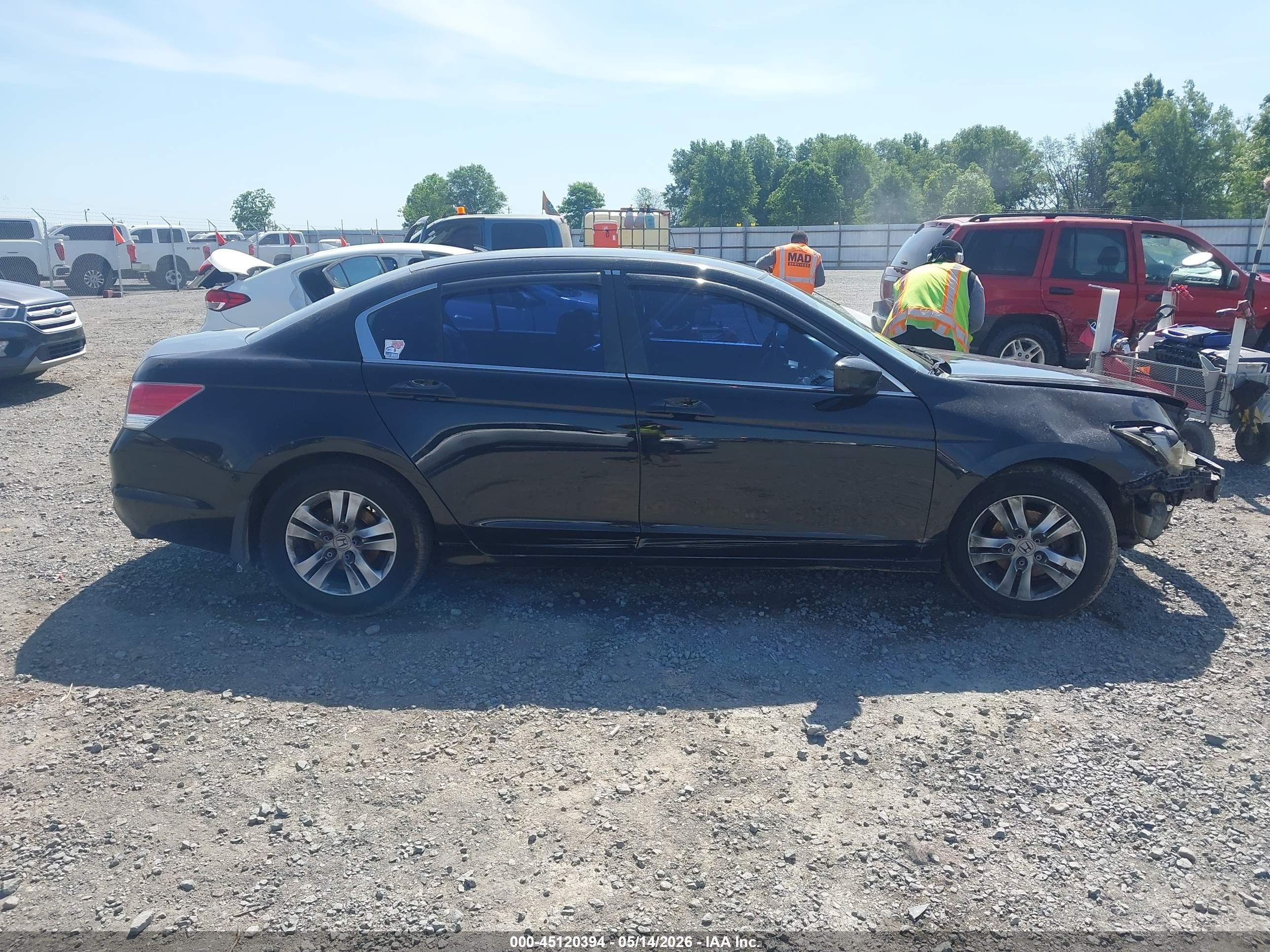2011 Honda Accord 2.4 Se Black vin: 1HGCP2F60BA069480