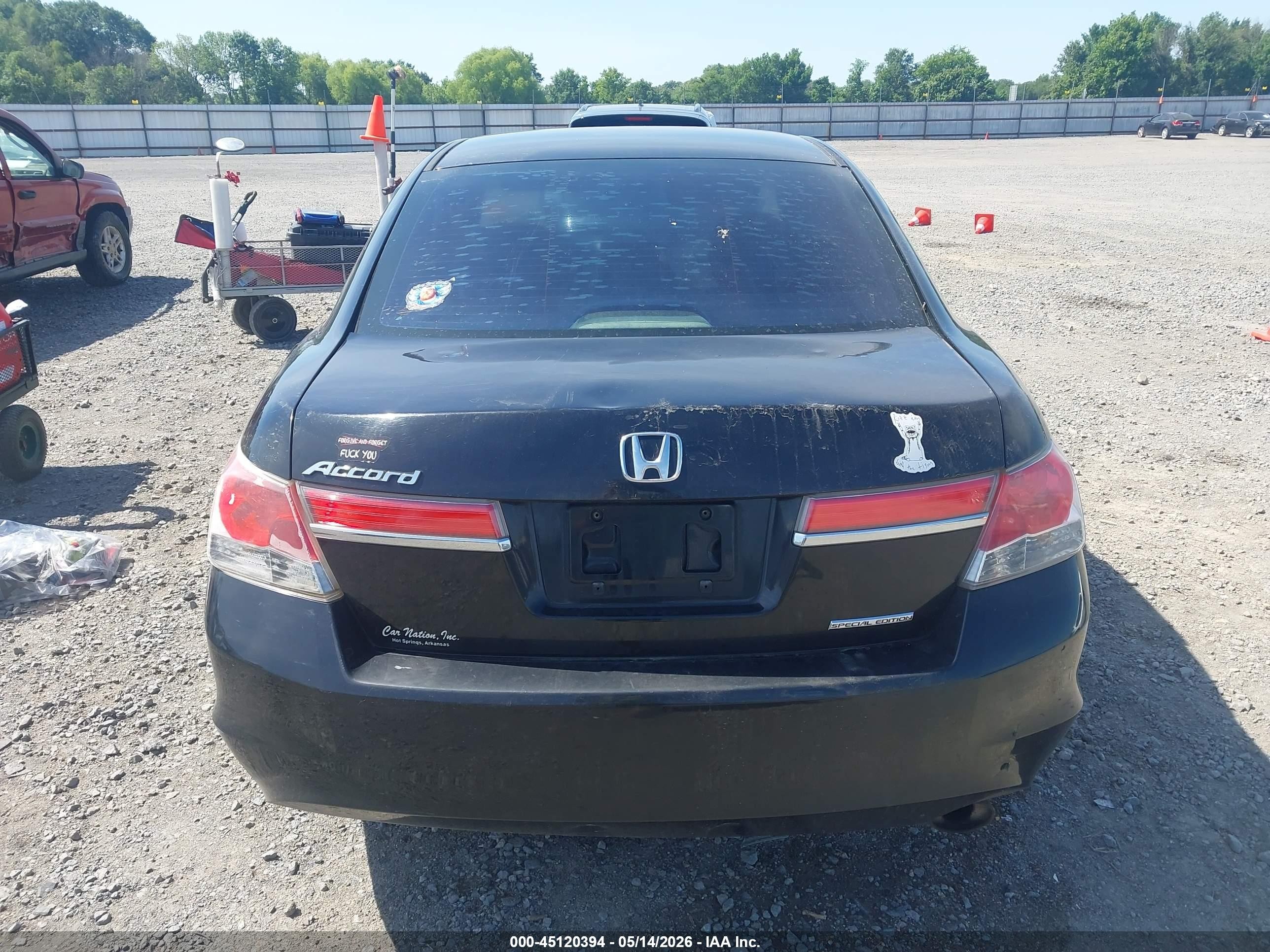 2011 Honda Accord 2.4 Se Black vin: 1HGCP2F60BA069480