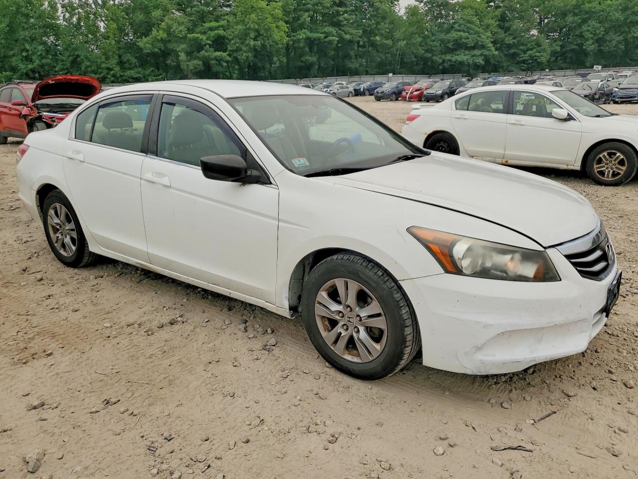 2011 Honda Accord Se White vin: 1HGCP2F60BA083055