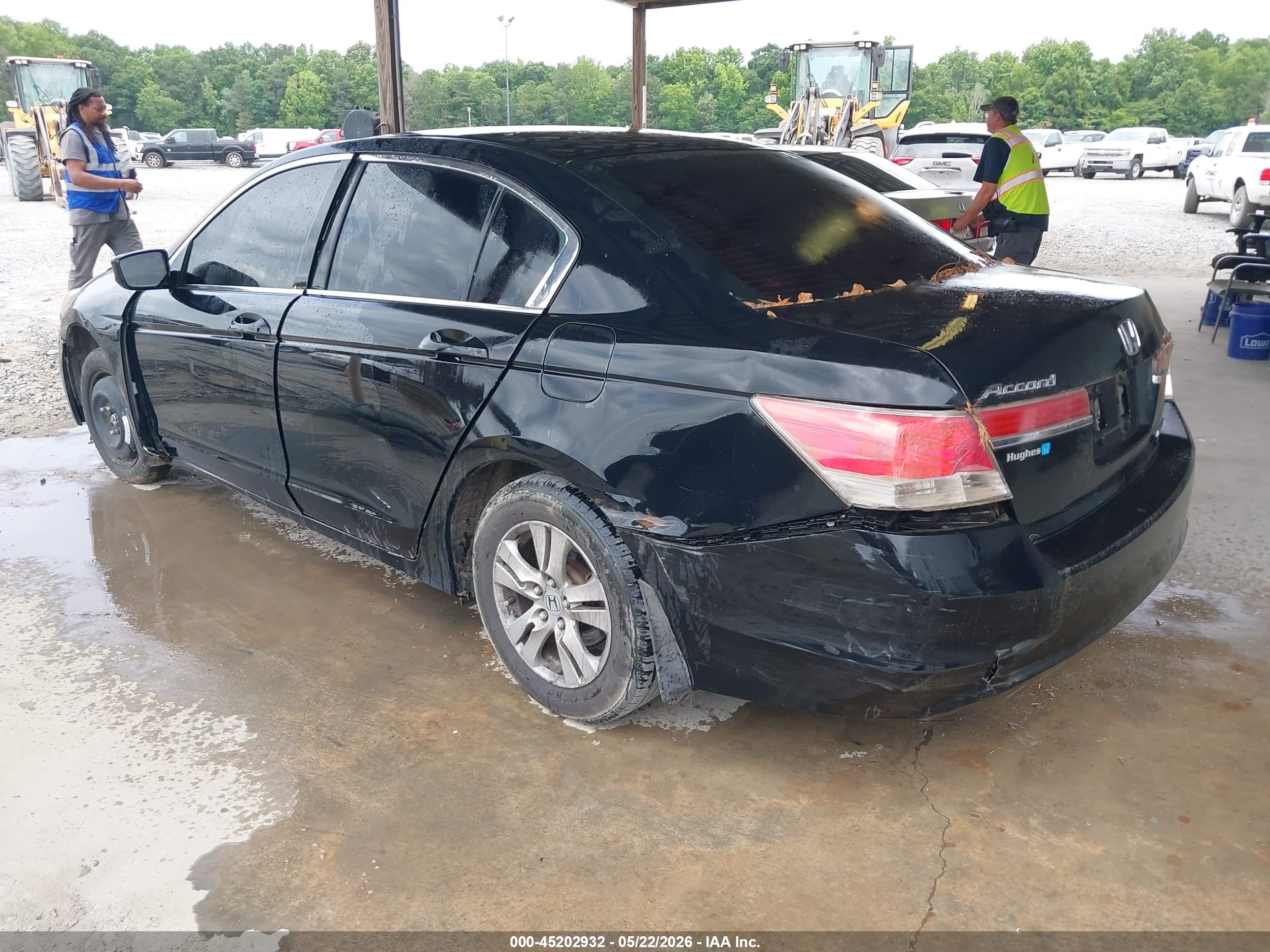 2011 Honda Accord 2.4 Se Black vin: 1HGCP2F60BA086537