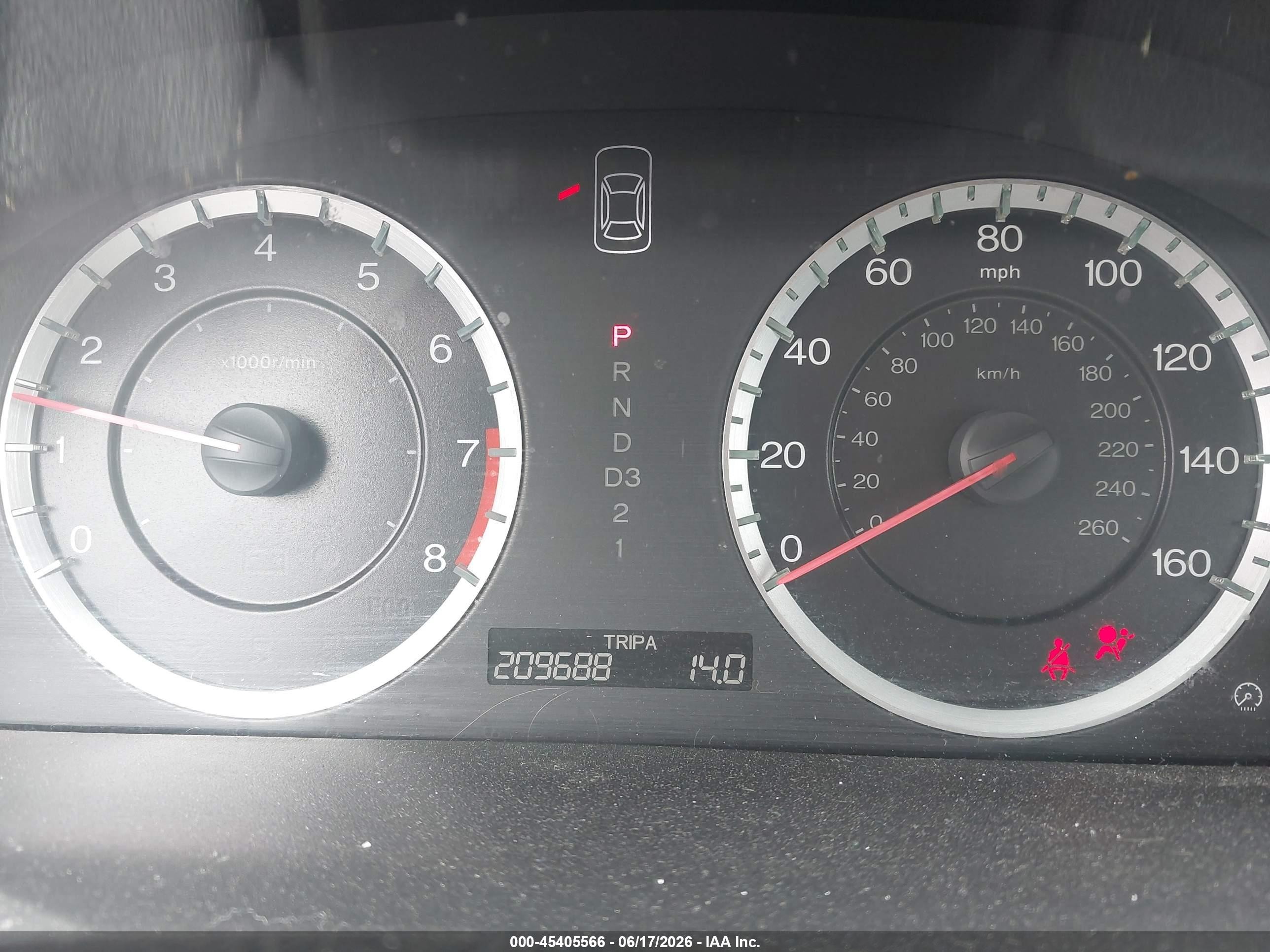 2011 Honda Accord 2.4 Se Серый vin: 1HGCP2F60BA091205