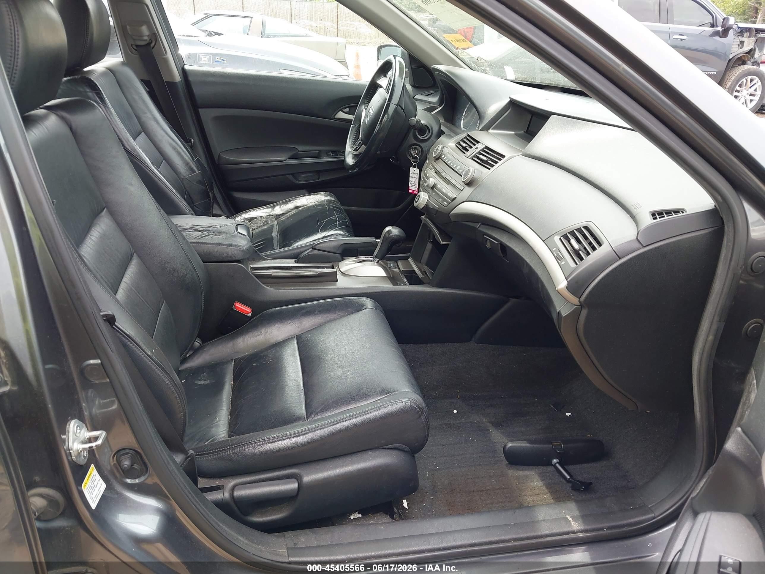 2011 Honda Accord 2.4 Se Серый vin: 1HGCP2F60BA091205