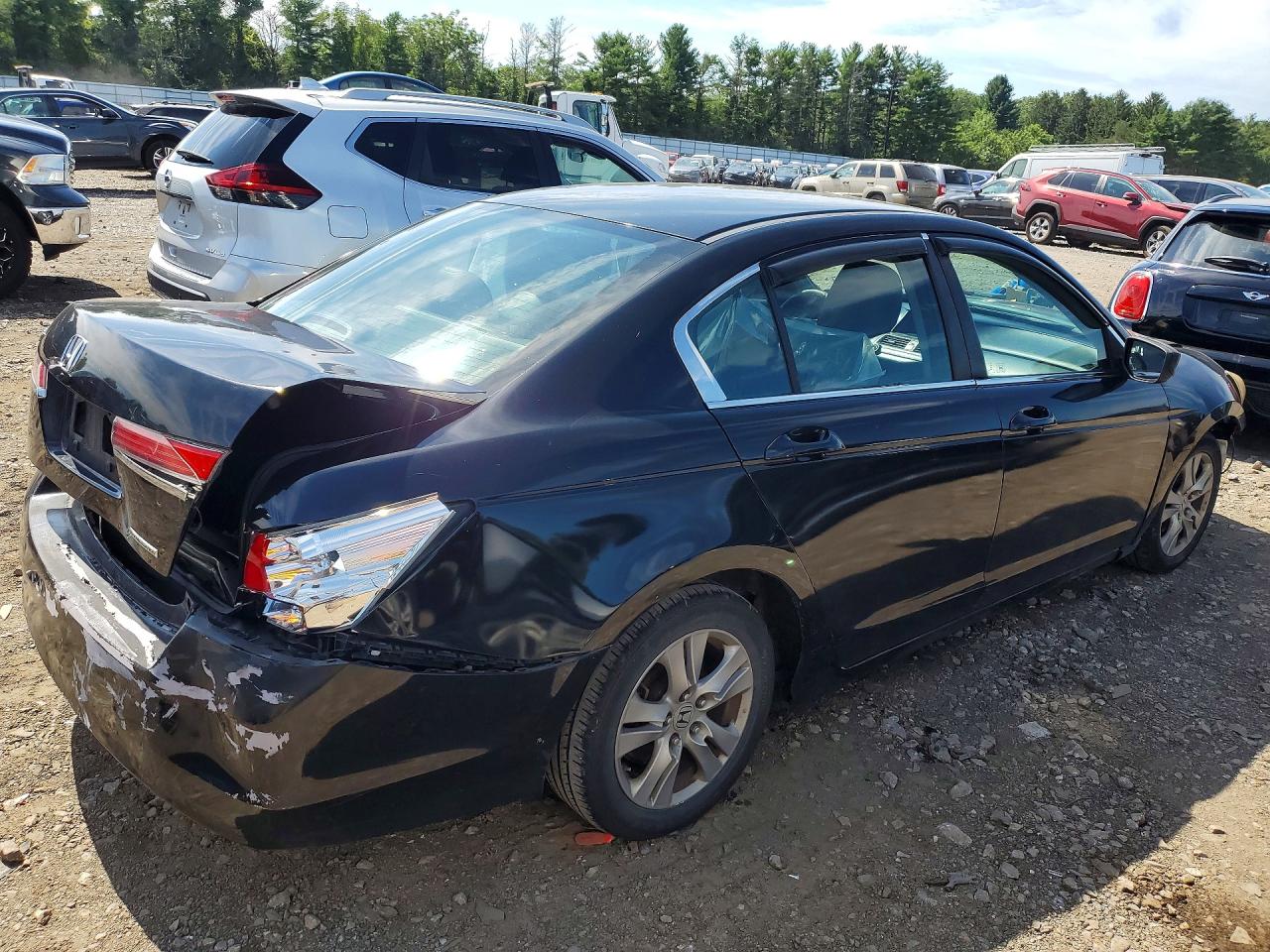2011 Honda Accord Se Black vin: 1HGCP2F60BA091527
