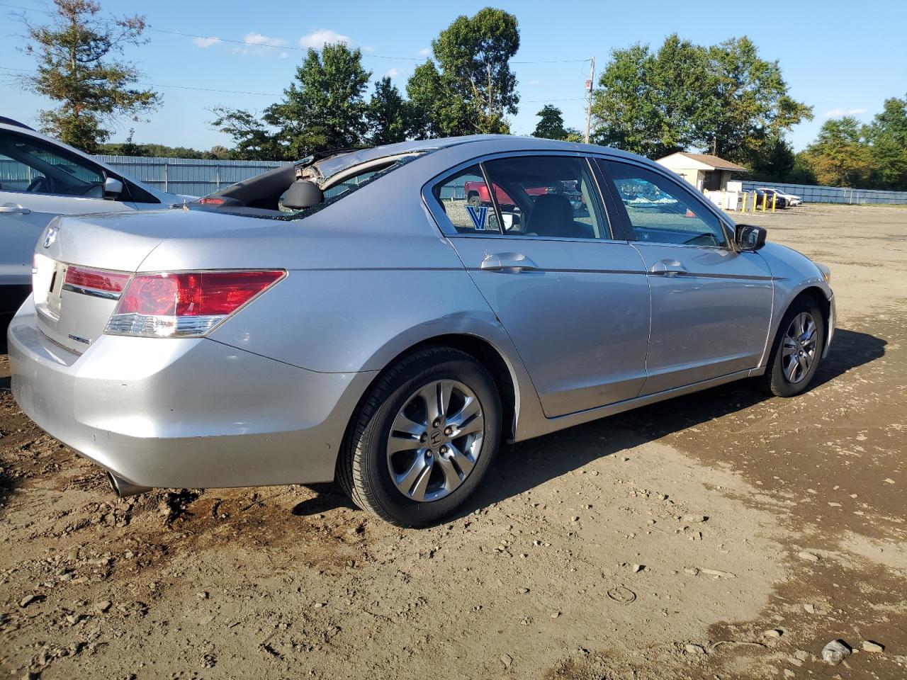 2011 Honda Accord Se Silver vin: 1HGCP2F60BA097487