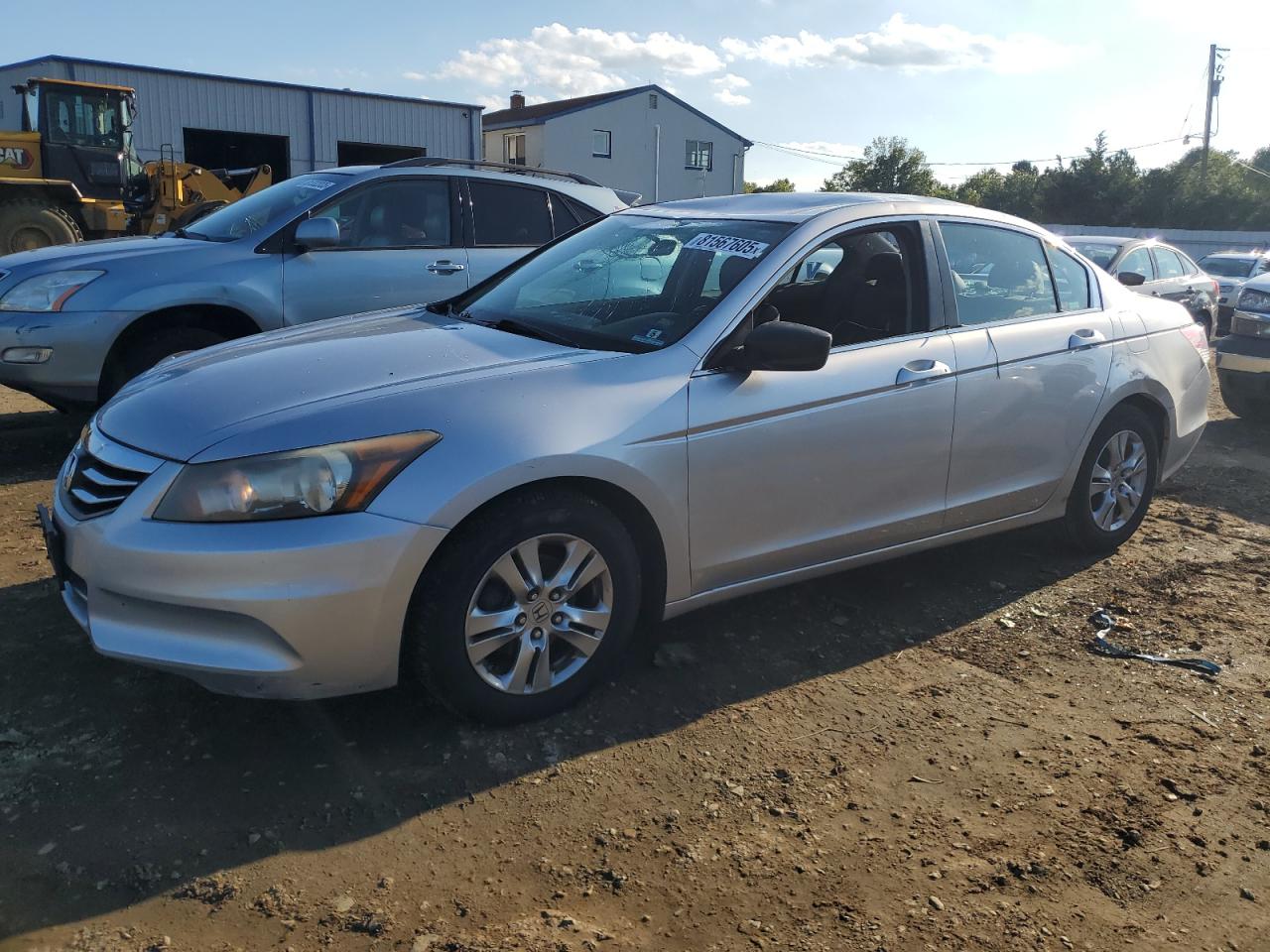 2011 Honda Accord Se Silver vin: 1HGCP2F60BA097487