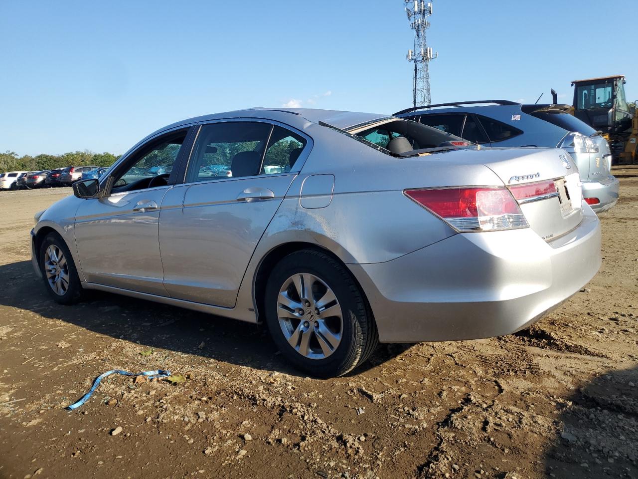 2011 Honda Accord Se Silver vin: 1HGCP2F60BA097487